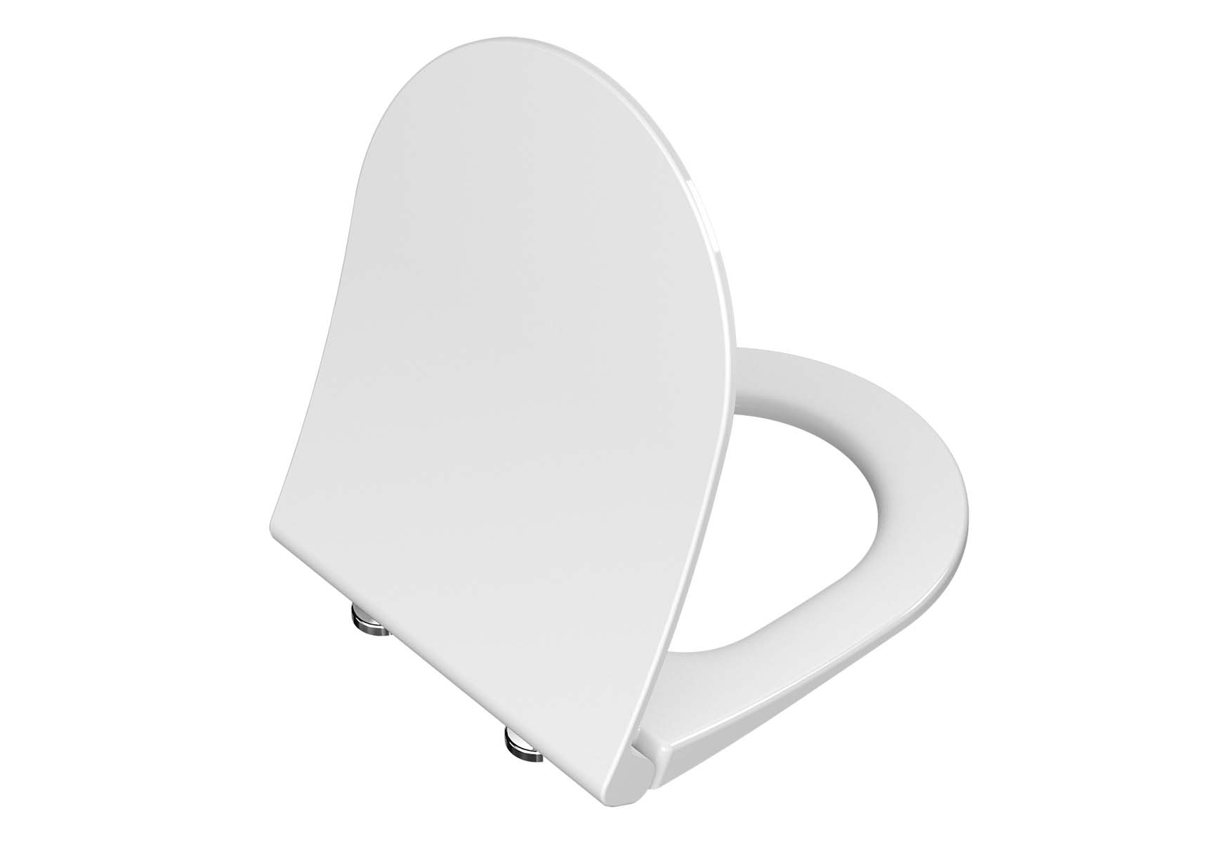 Universal Slim Wc Seat Model 2 - Round Form (Duroplast, Soft-Closing, Detachable Metal Hinge, Top Fixing)