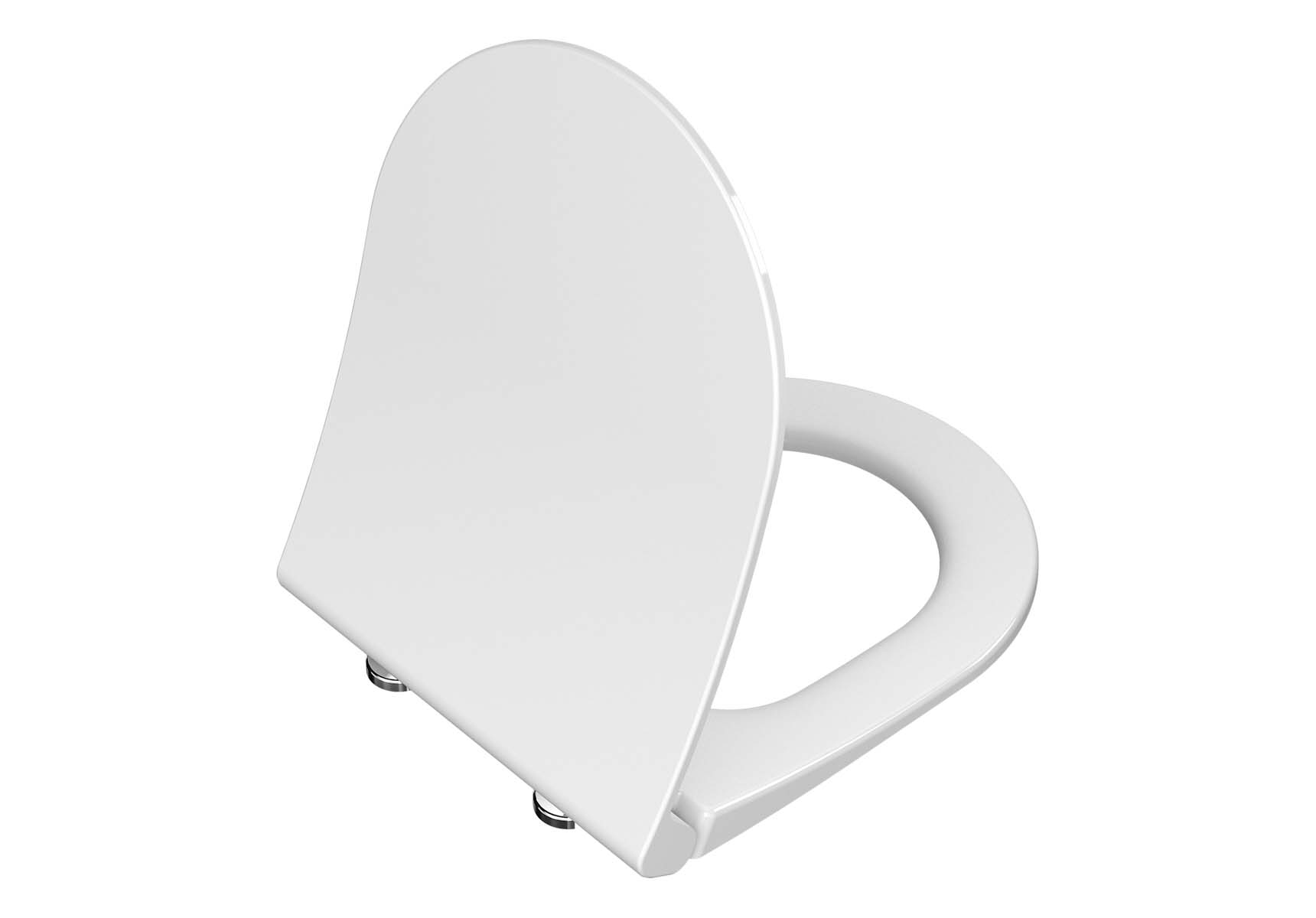 Universal Slim WC Seat Model 2 - Round Form (Duroplast, Soft-Closıng, Detachable Metal Hinge, Top Fıxıng, Quıck Release)