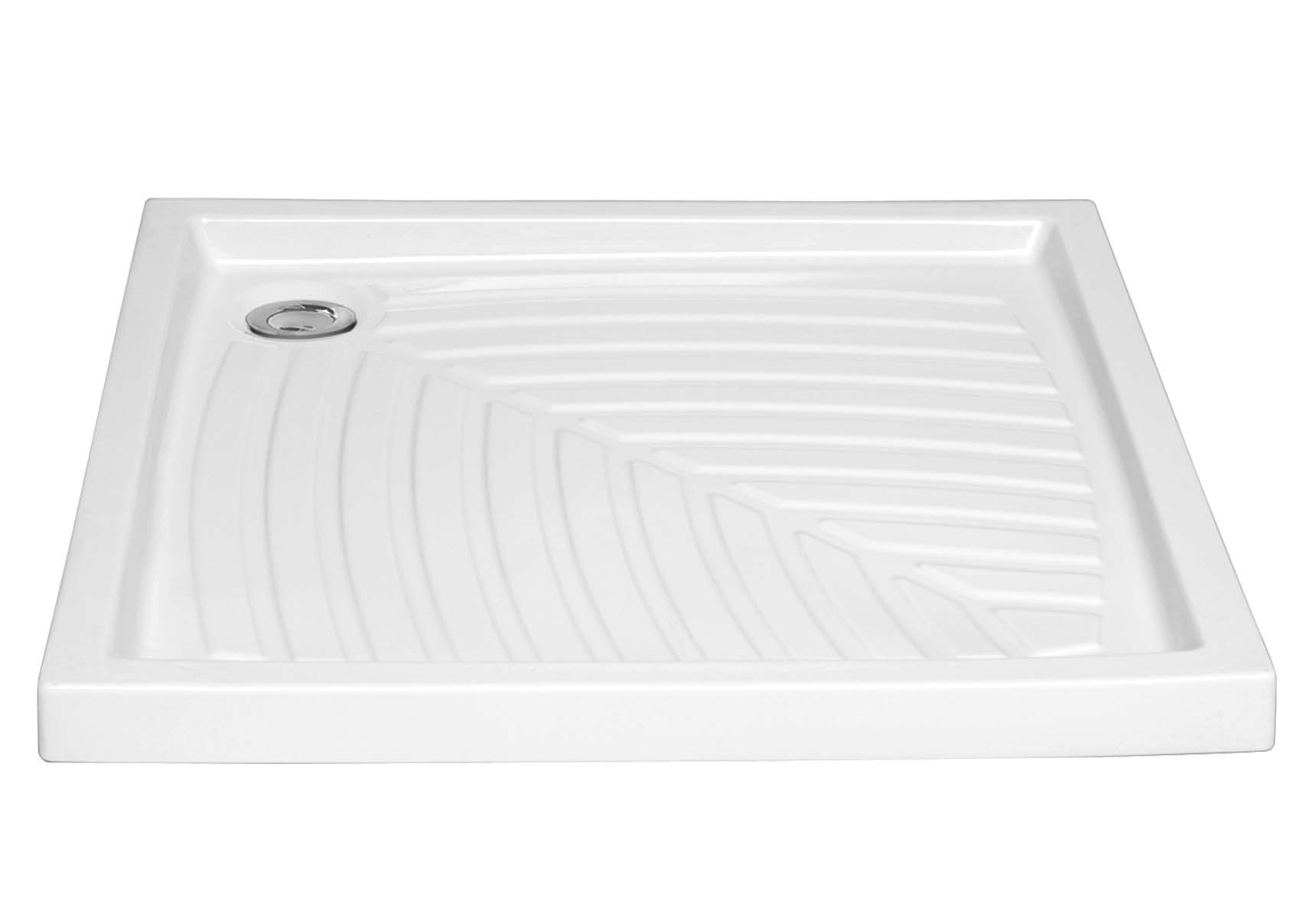 Arkitekt Square Shower Tray, 90cm, Antislip