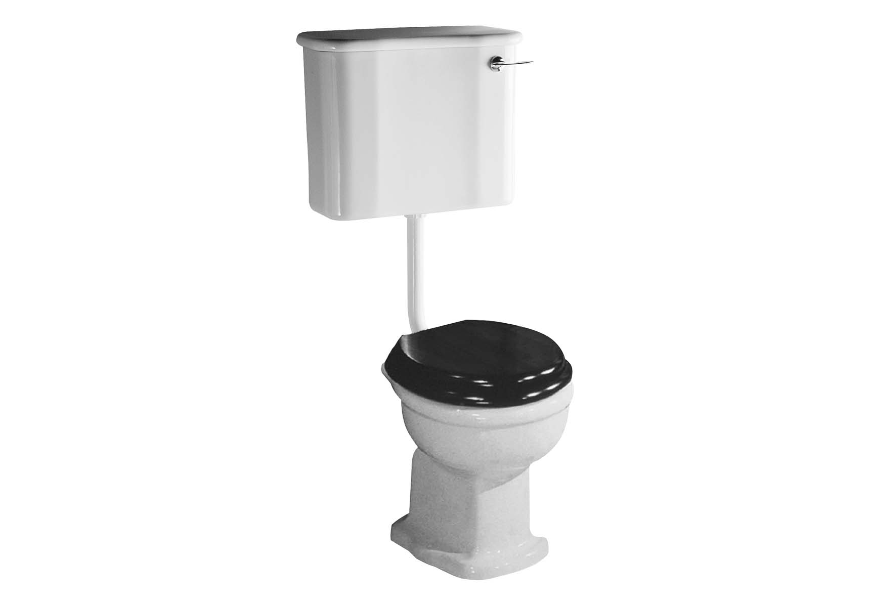 Aria Single WC Pan with Bottom Outlet without Bidet Pipe