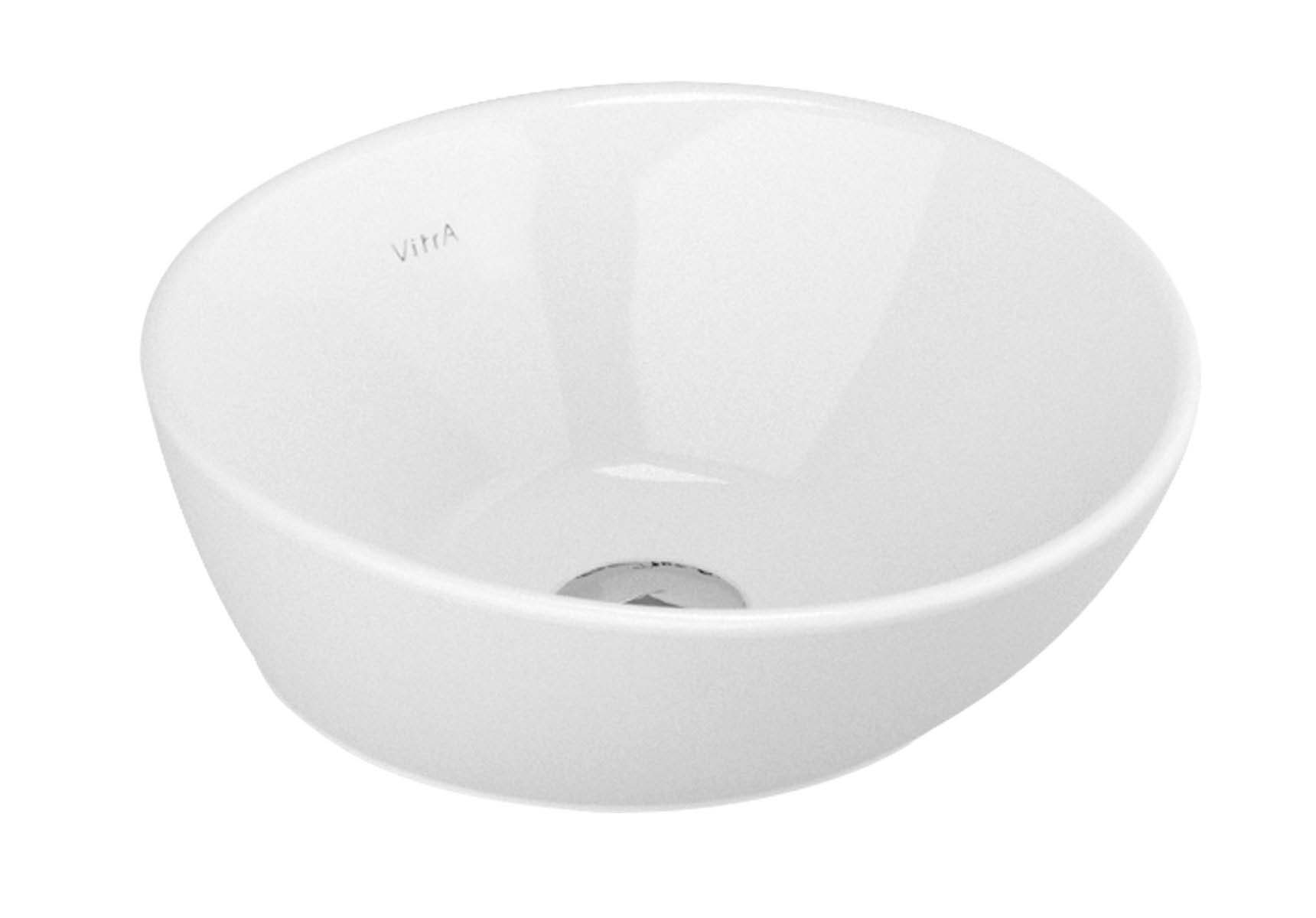 Geo Round Bowl, 38 cm without Tap Hole, without Overflow Hole