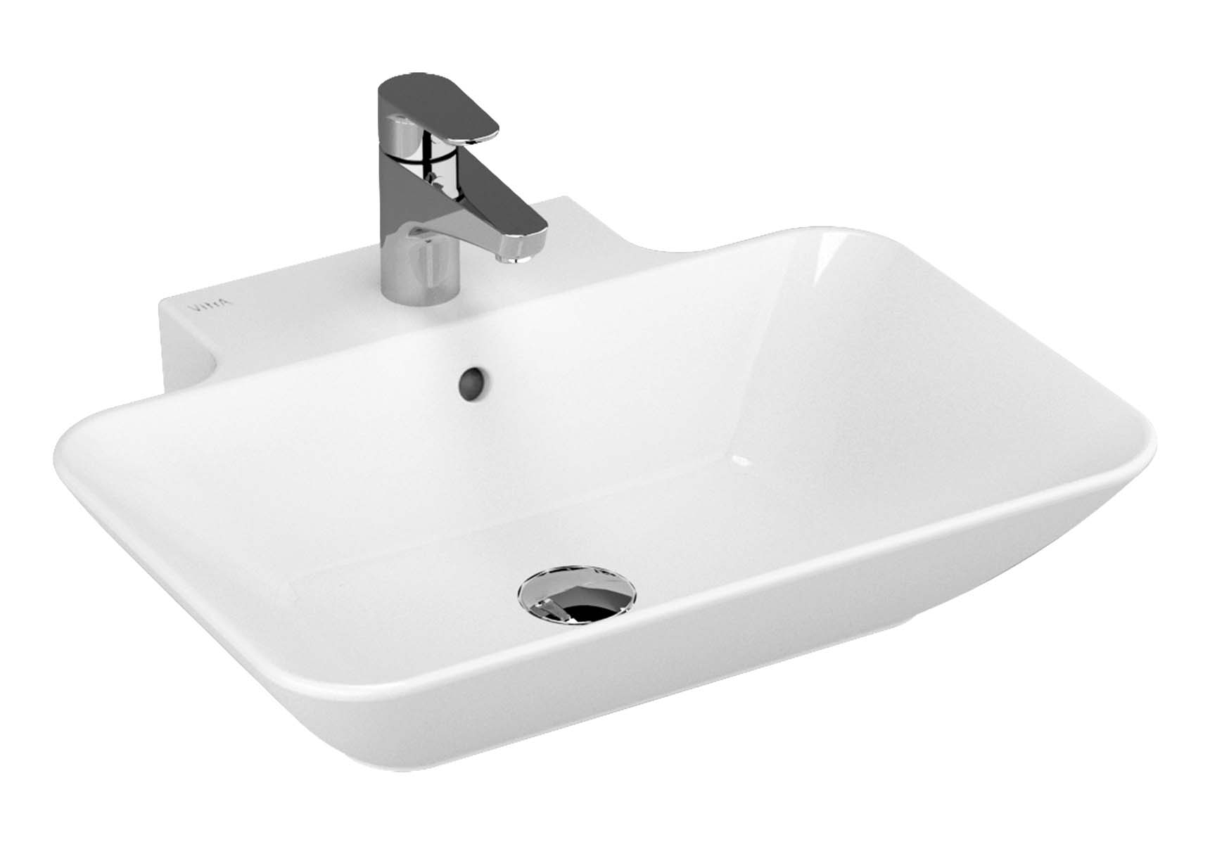 Geo Rectangular Washbasin, 60 cm