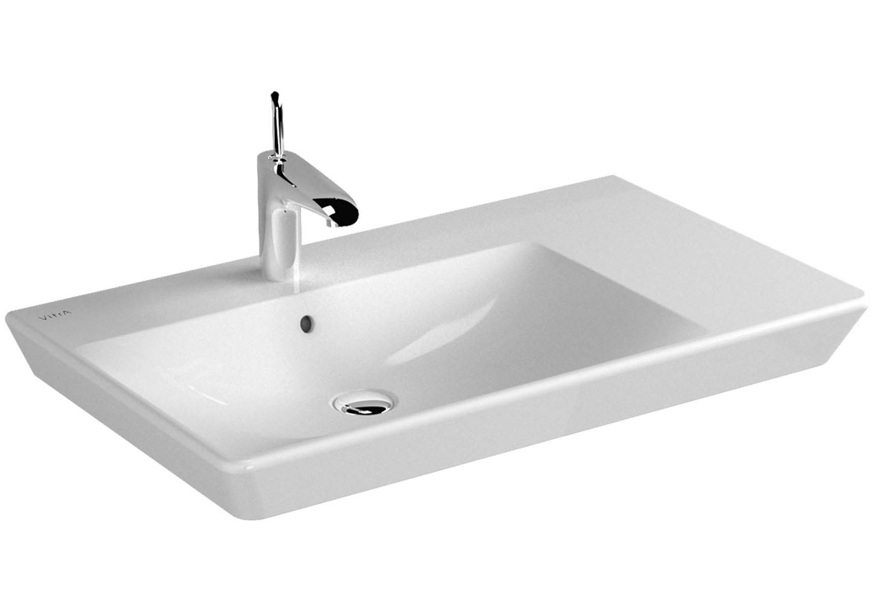 T4 Asymmetric WashBasin, 80cm