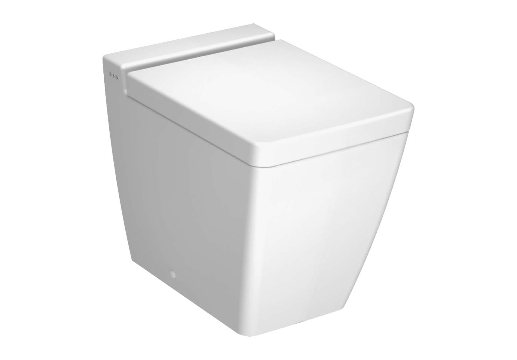 T4 Back-To-Wall Single WC Pan without Bidet Pipe