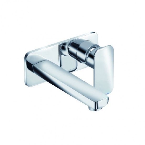 CONCEALED TWO HOLE WALL MOUNTED BASIN MIXER