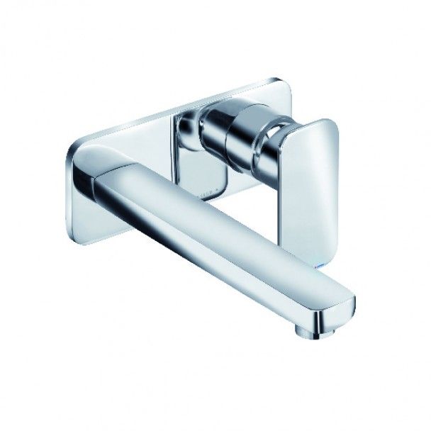 CONCEALED TWO HOLE WALL MOUNTED BASIN MIXER