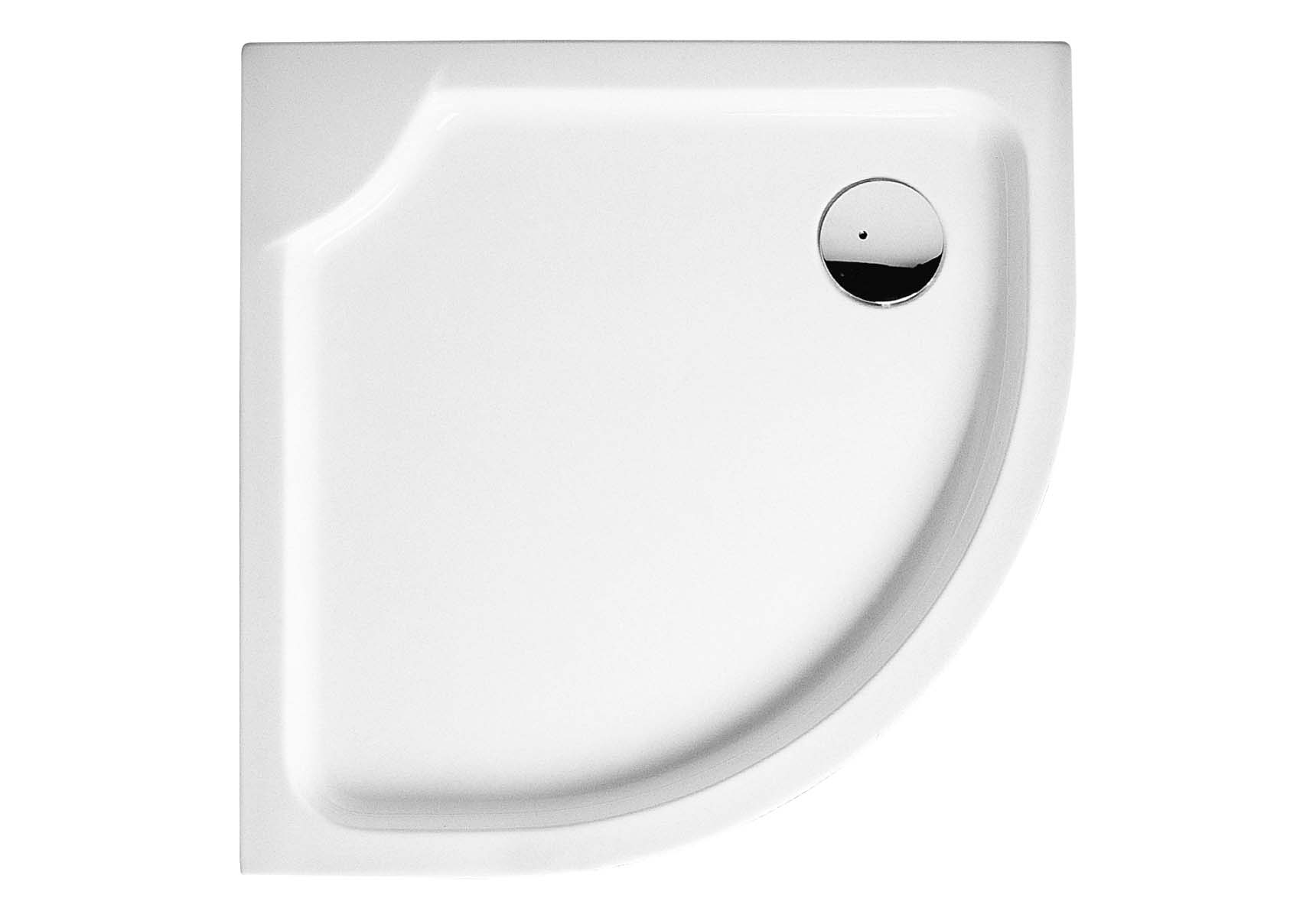 Luna 80x80 cm Corner Flat Shower Tray