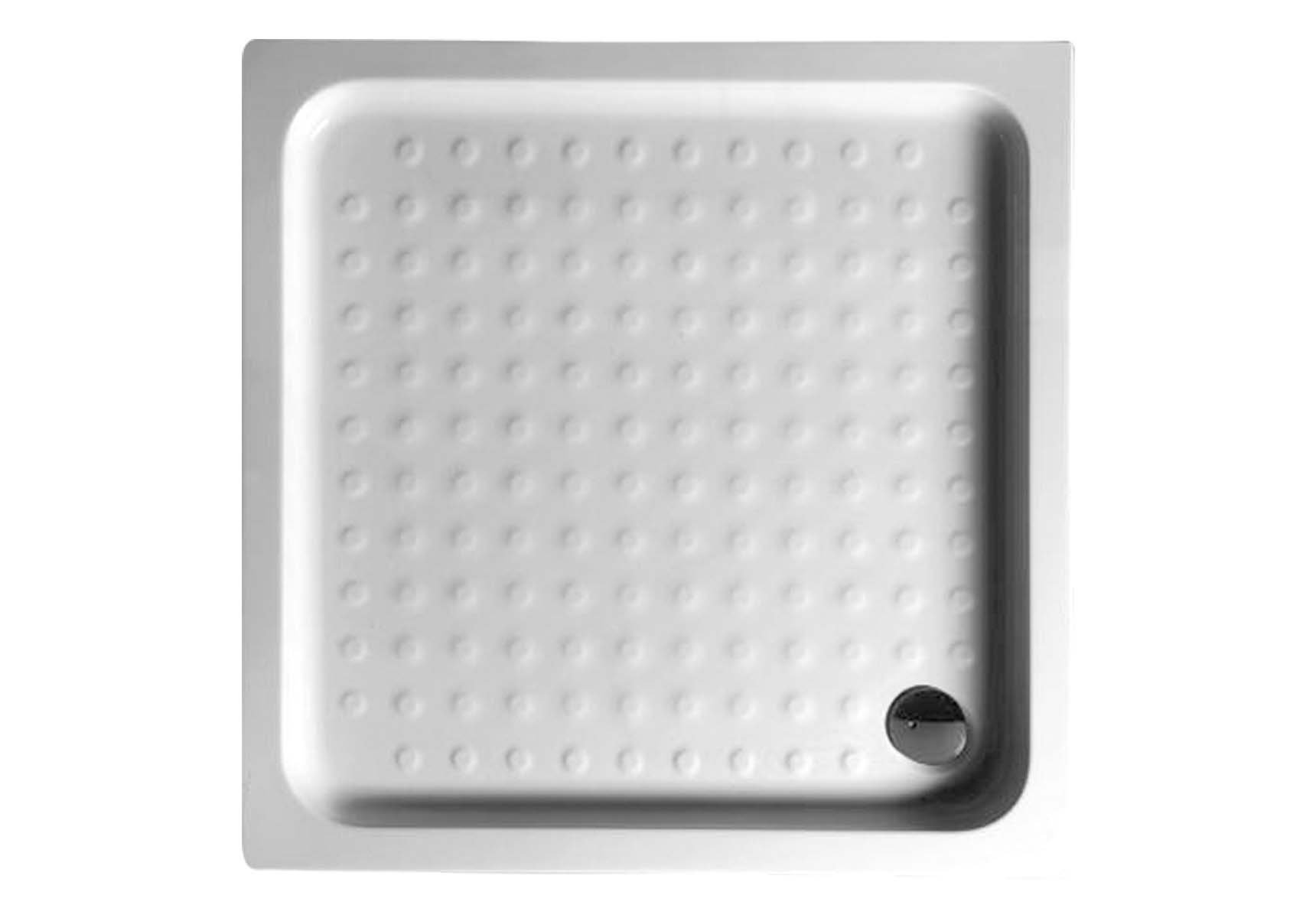 Optima Monobloc Square Patterned 80x80cm Shower Tray