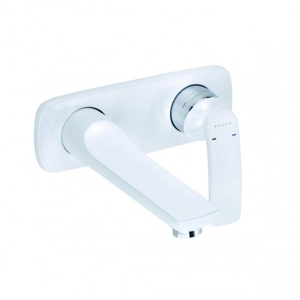 CONCEALED TWO HOLE WALL MOUNTED BASIN MIXER