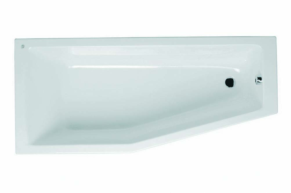 Neon 170x75/50 cm Offset Bathtub, Left