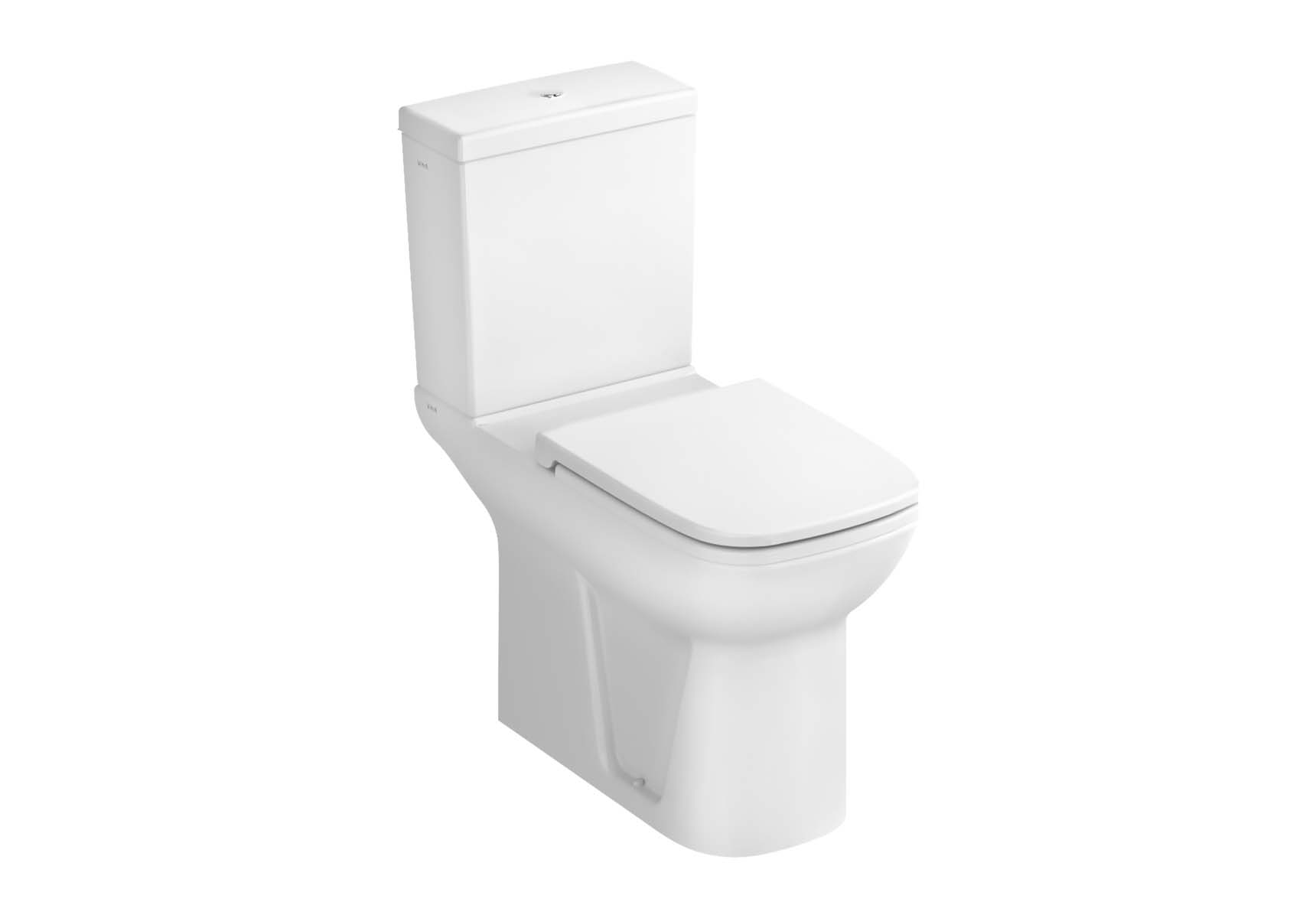 S20 Special Needs Close-Coupled WC Pan Universal Outlet, Front Open