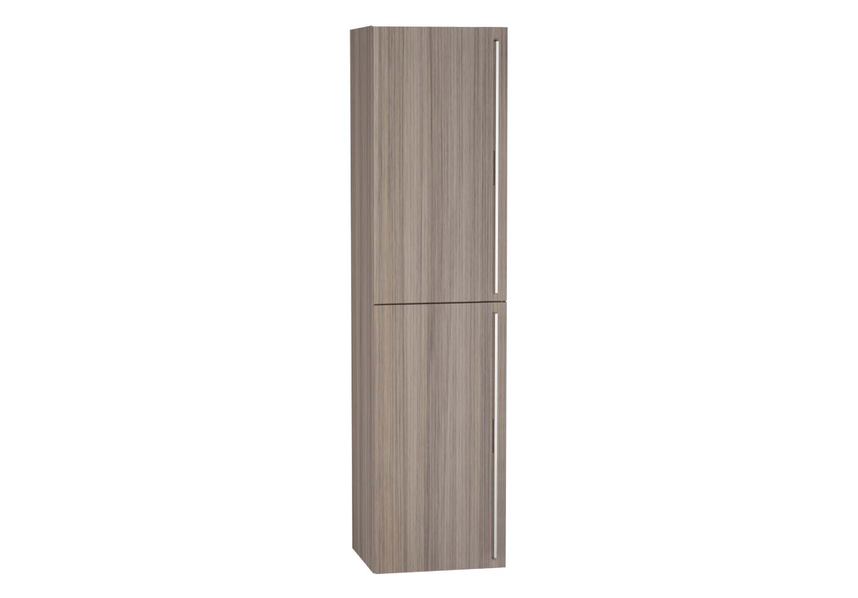 System Fit Tall Unit, Grey Oak, Left