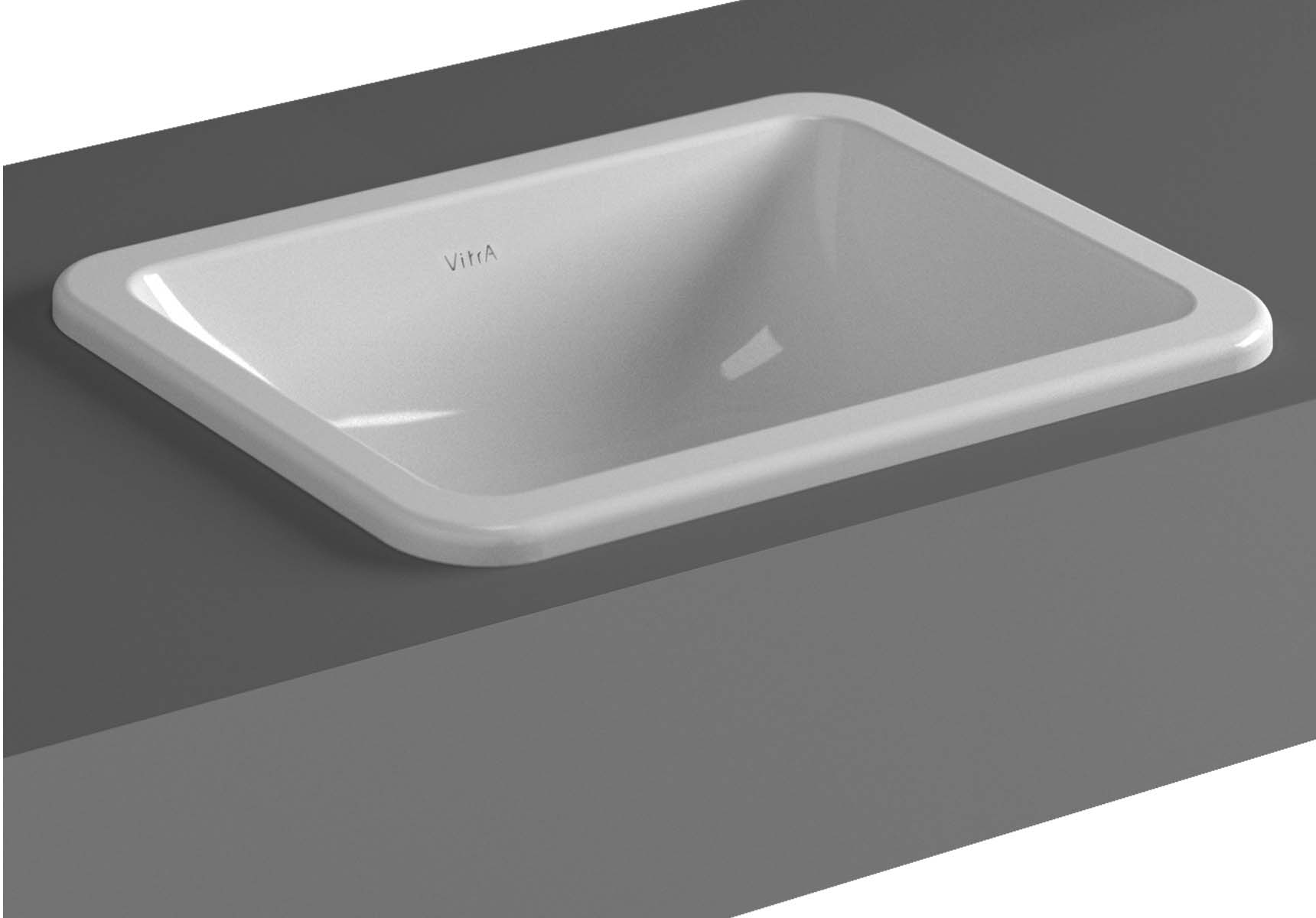 S20 Countertop Basin, 45cm without Tap Hole