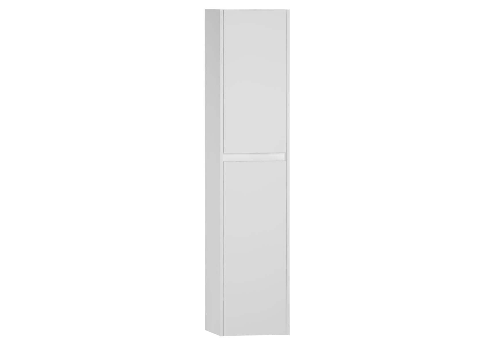 S50 + Tall Unit (2 Doors) (Left), White High Gloss