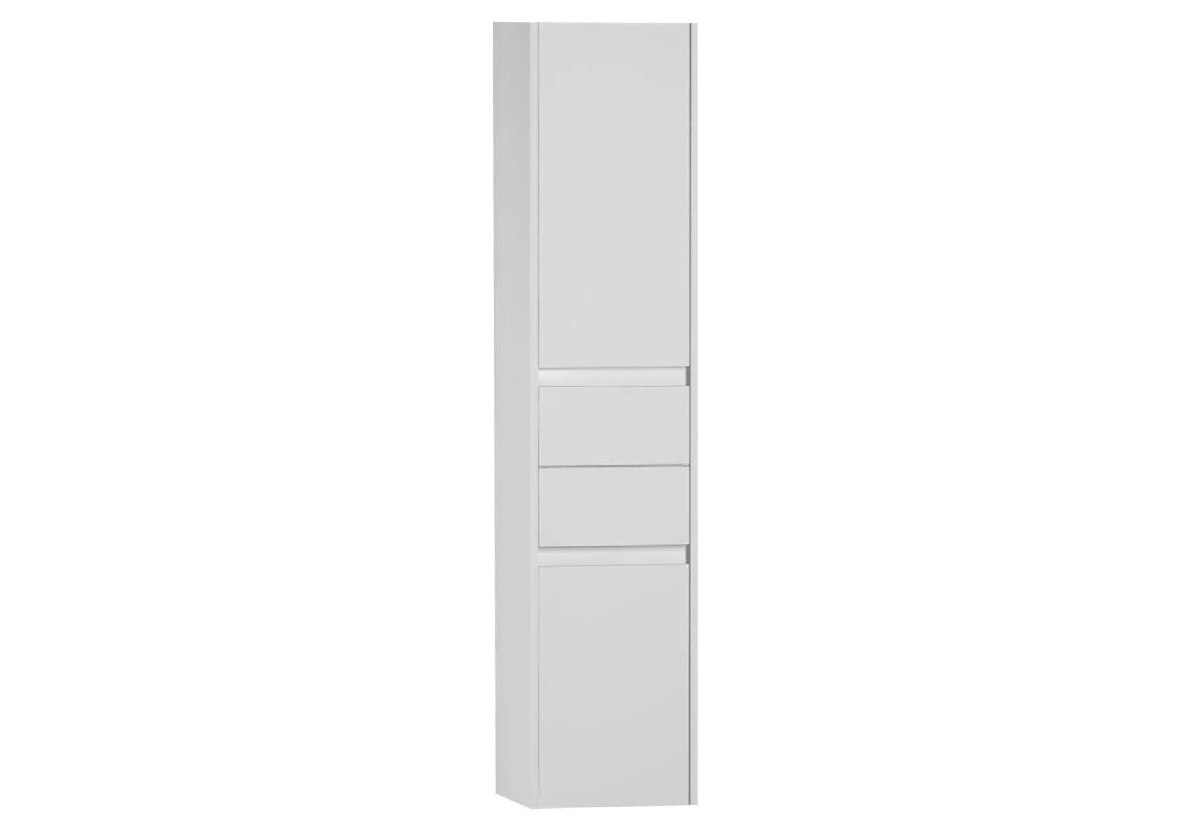 S50 + Tall Unit (Drawer) (Left), White High Gloss