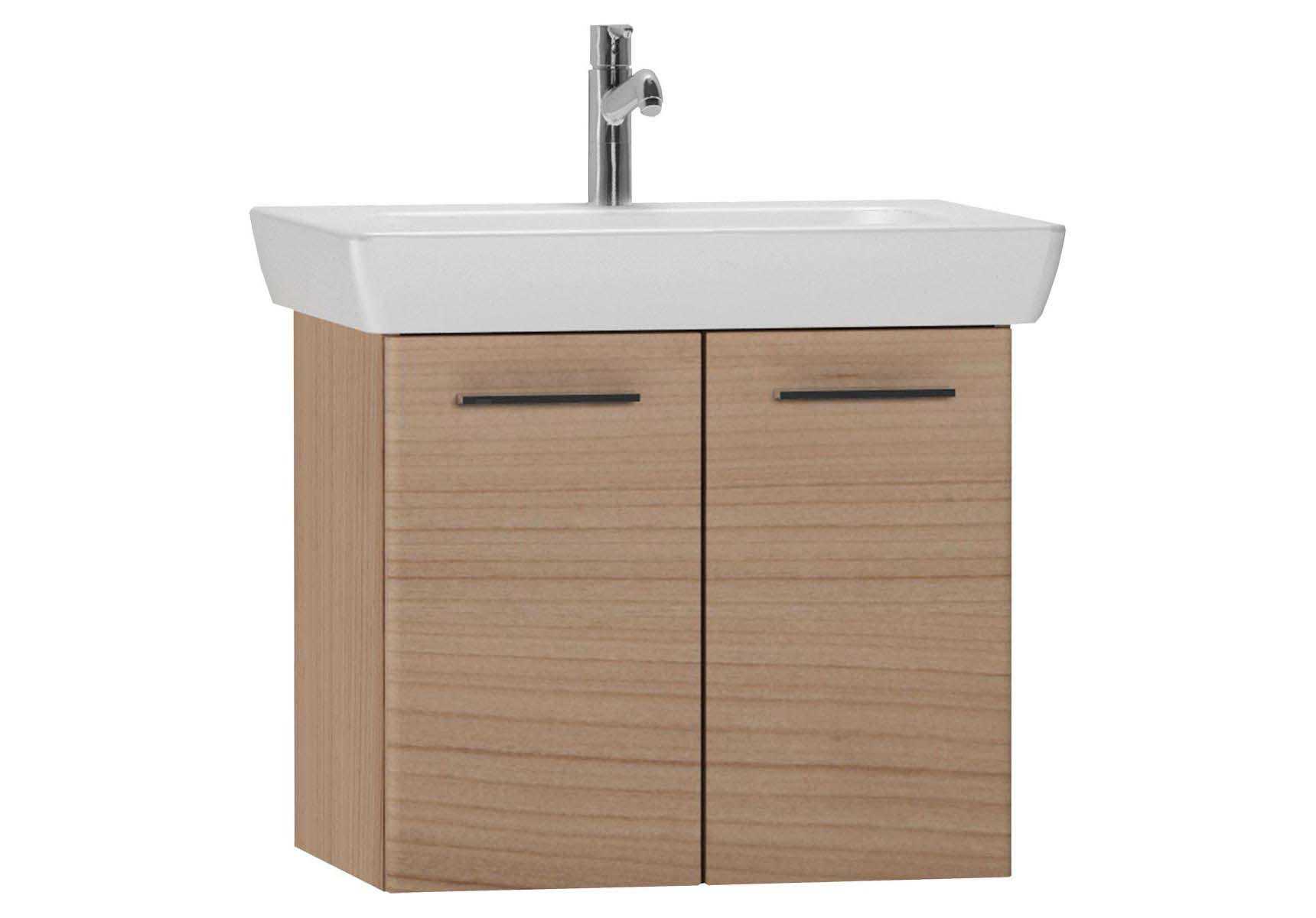 S20 Washbasin Unit 65cm, Golden Cherry