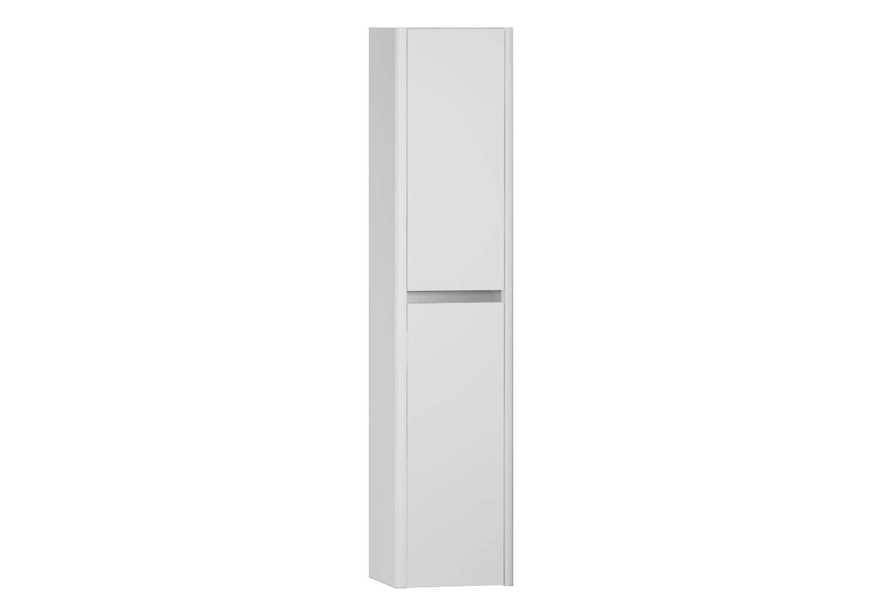 T4 Tall Unit, 35 cm, with 2 doors, White High Gloss, right