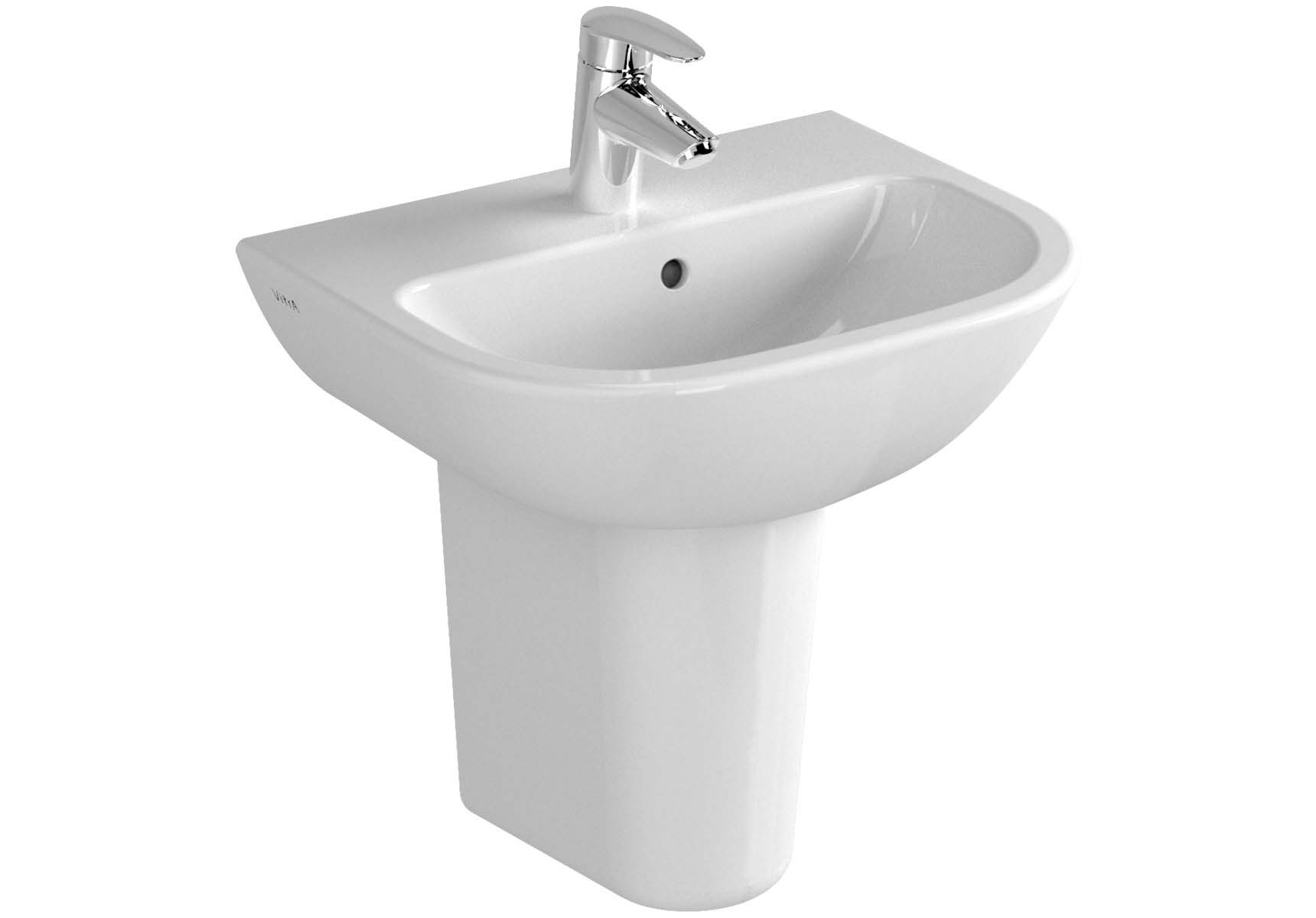 S20 Basin, 45cm with Middle Tap Hole, with Side Holes