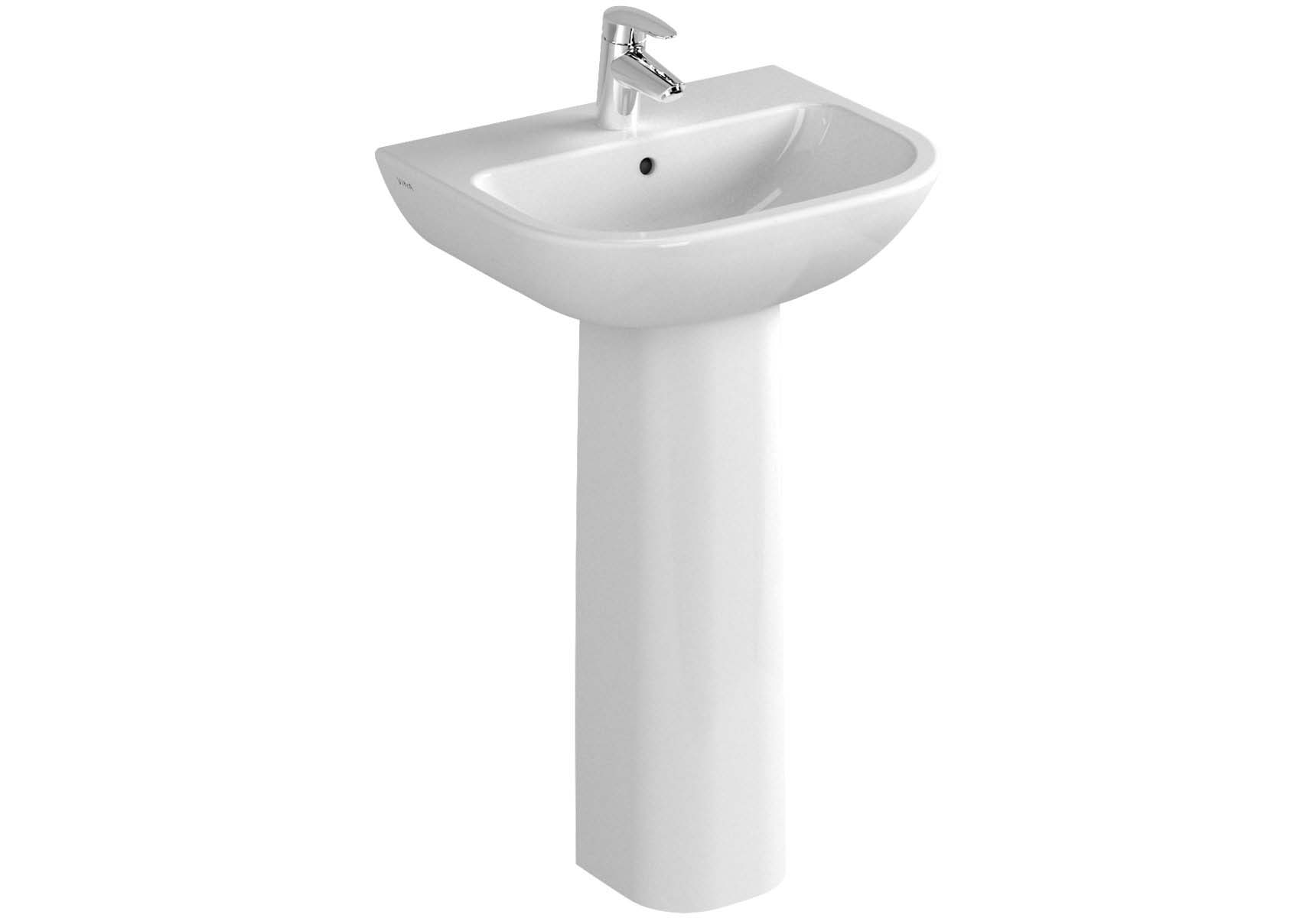 S20 Basin, 50cm with Middle Tap Hole, with Side Holes