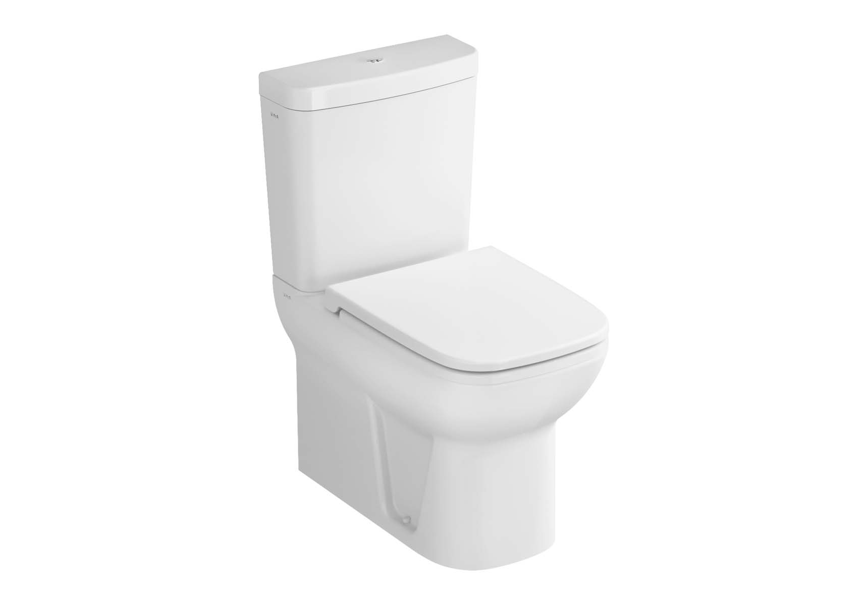 S20 Back-To-Wall Close-Coupled WC Pan with Universal Outlet