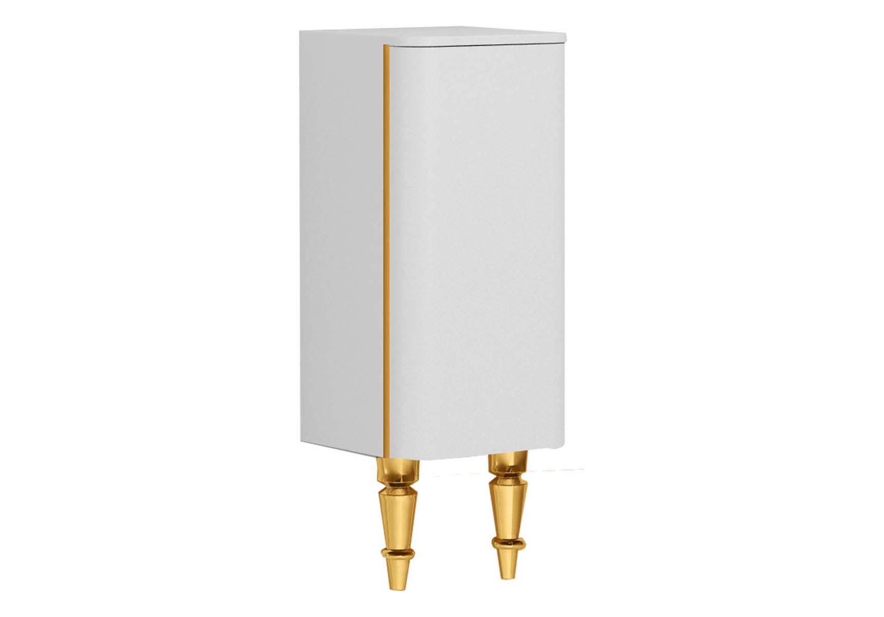 Gala Classic Medium Unit White High Gloss-Gold (Right)