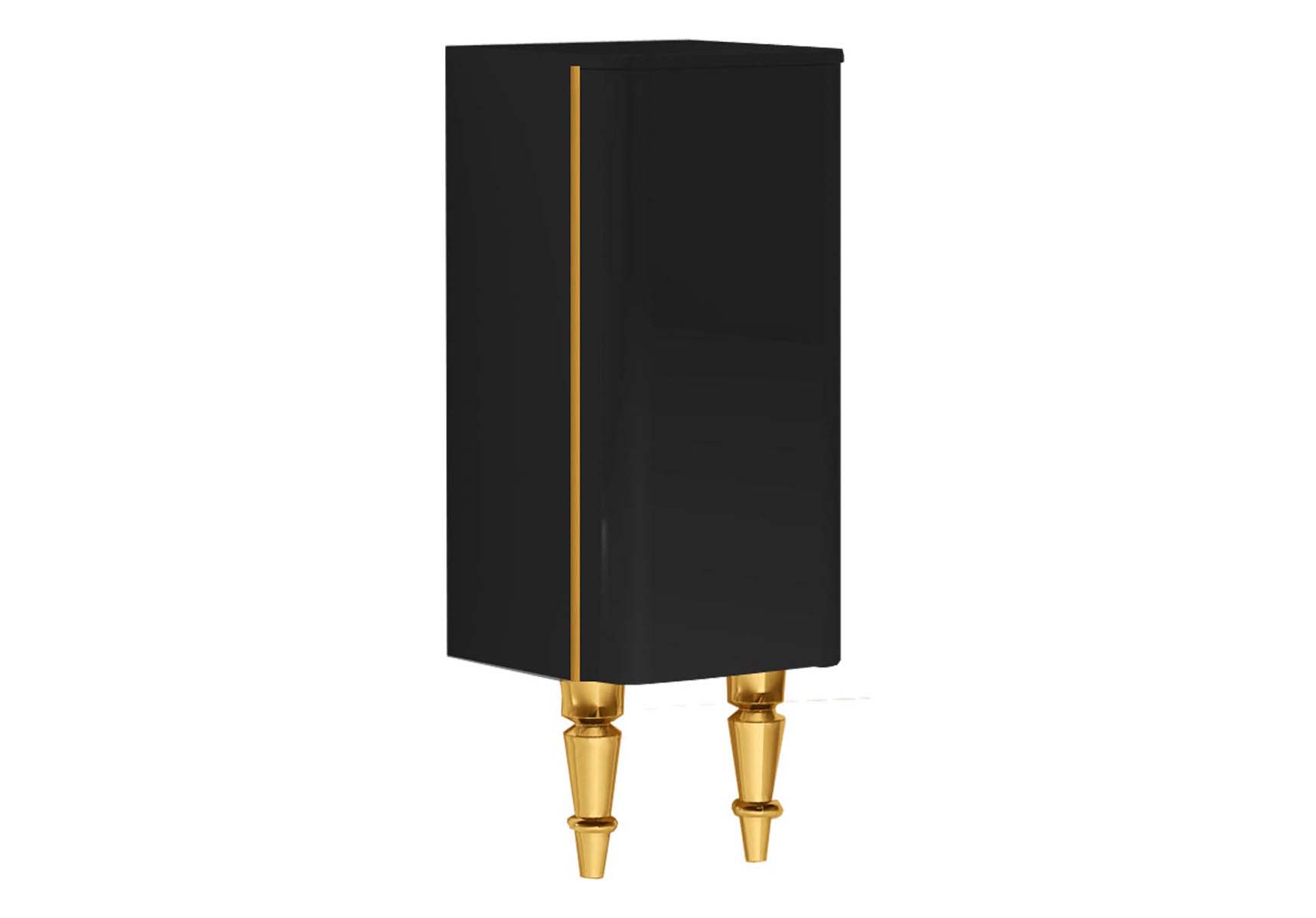 Gala Classic Medium Unit Black High Gloss-Gold (Right)