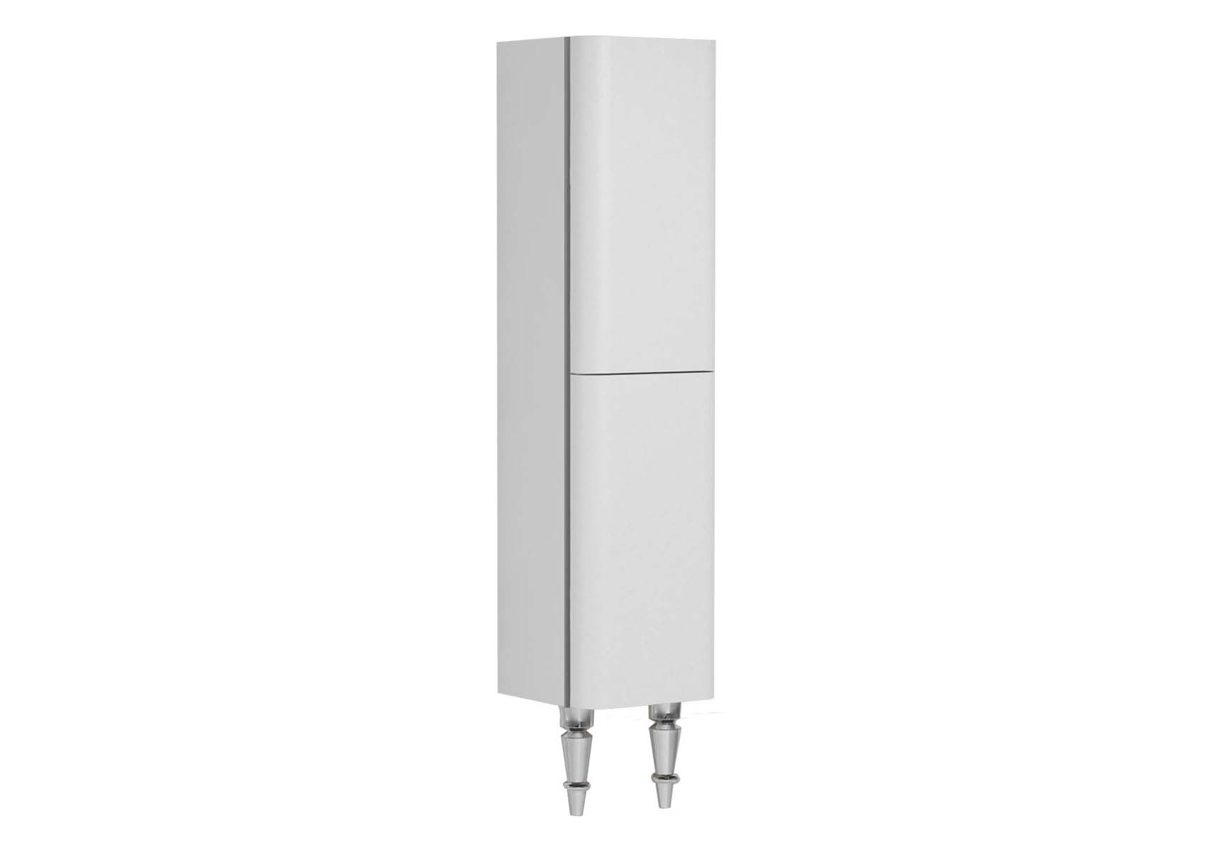 Gala Classic Tall Unit White High Gloss-Chrome (Right)