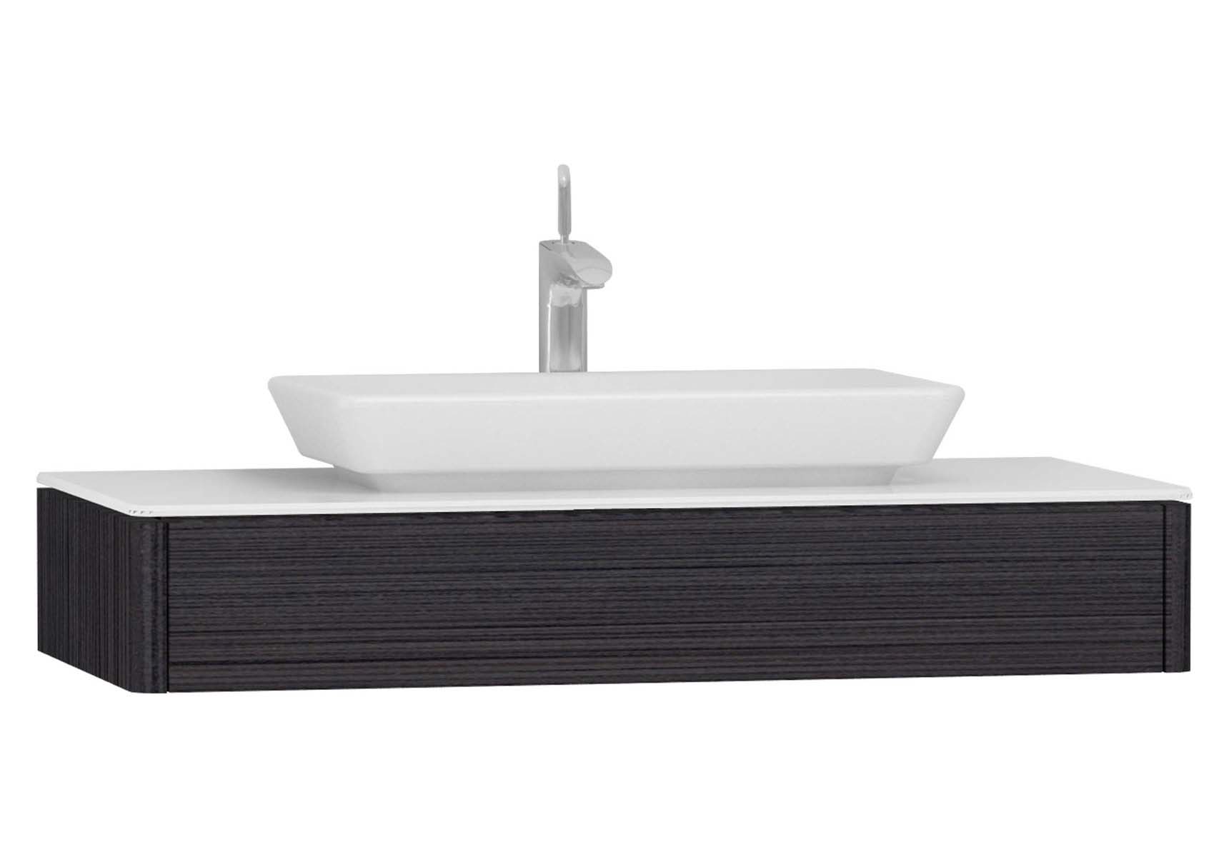 T4 Short Counter Unit 100 cm, Hacienda Black