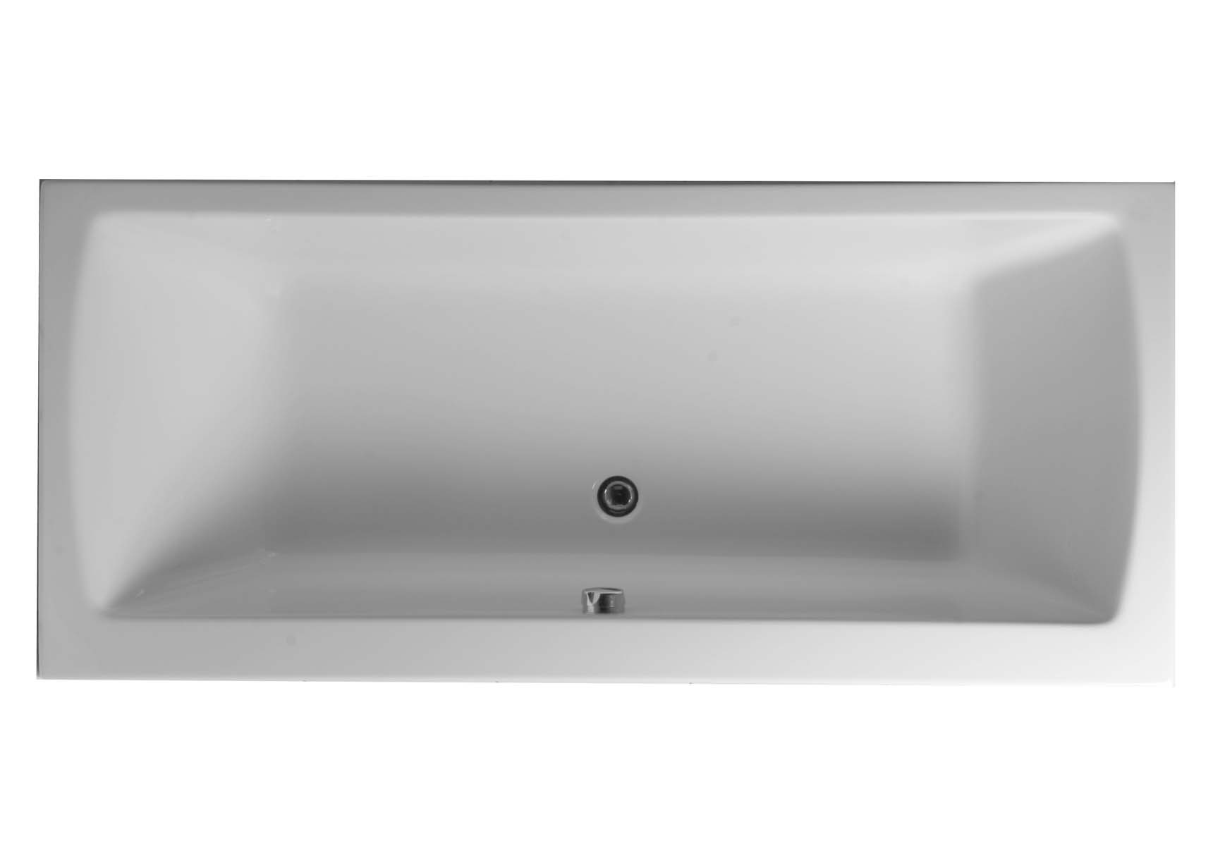 Neon 180x80 cm Rectangular Bathtub with Grip Hole