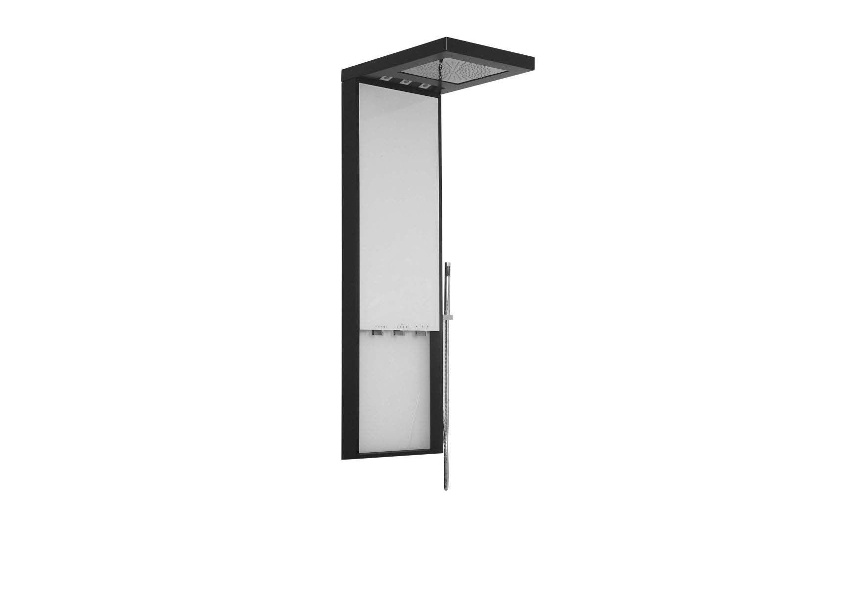 Notte Shower System with Hydromassage 172x40 cm