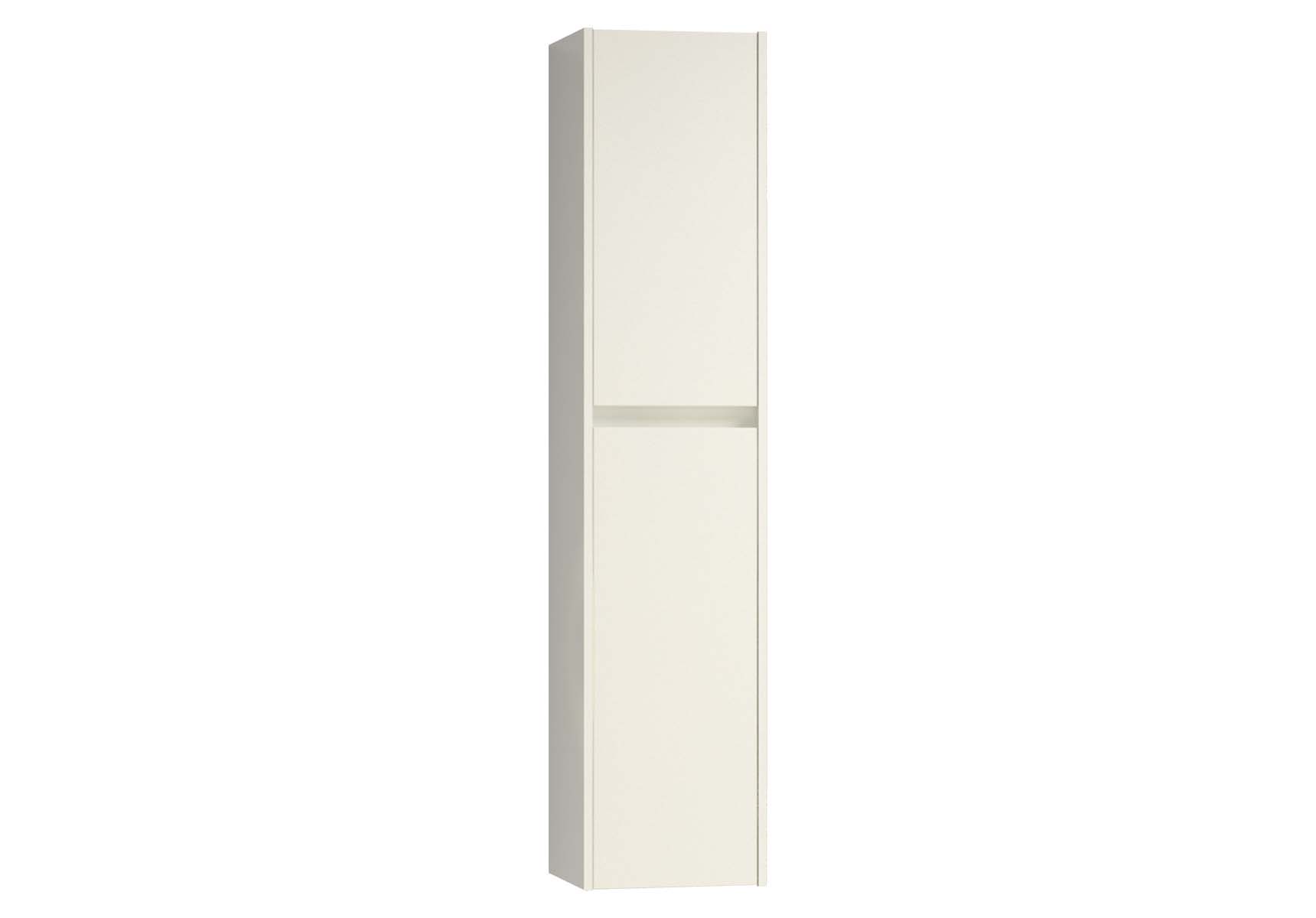 Step Tall Unit, Right, White High Gloss