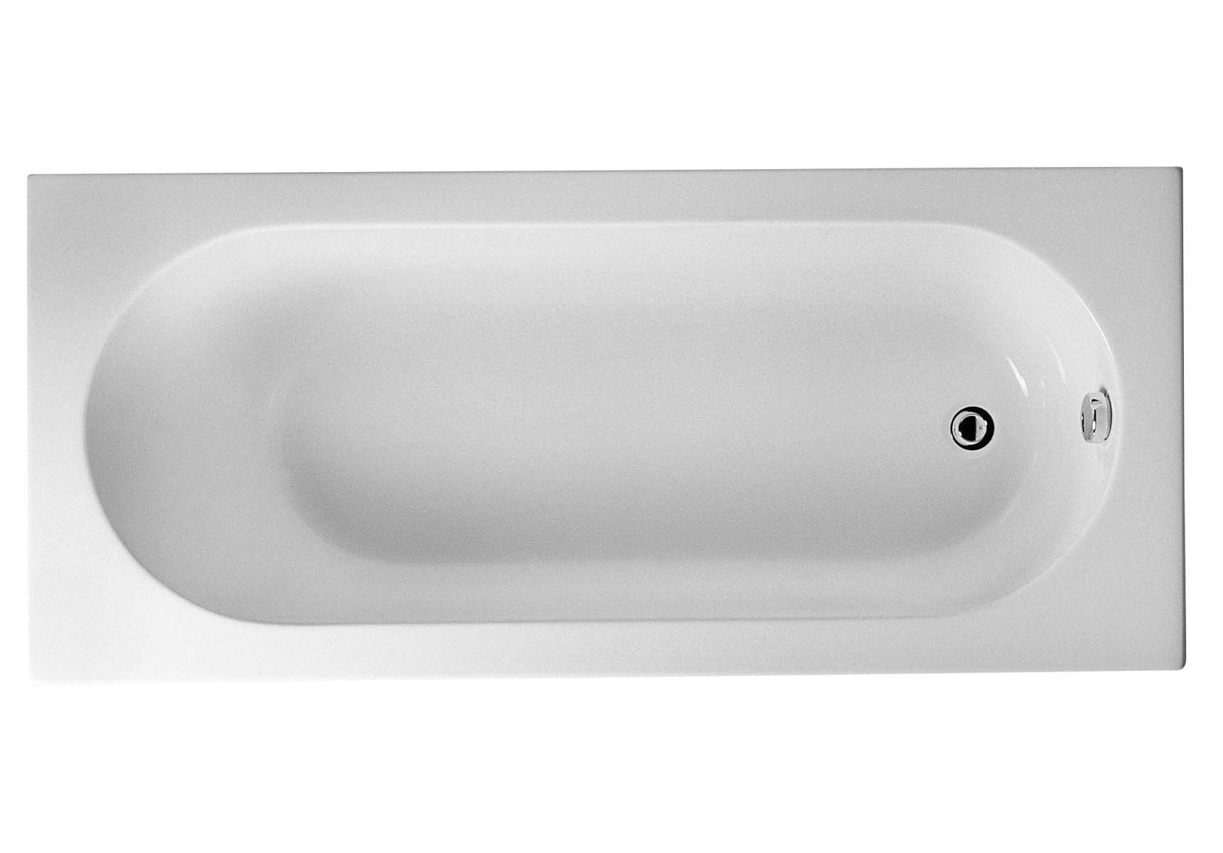 Matrix 180x80 cm Rectangular Bathtub with Grip Hole