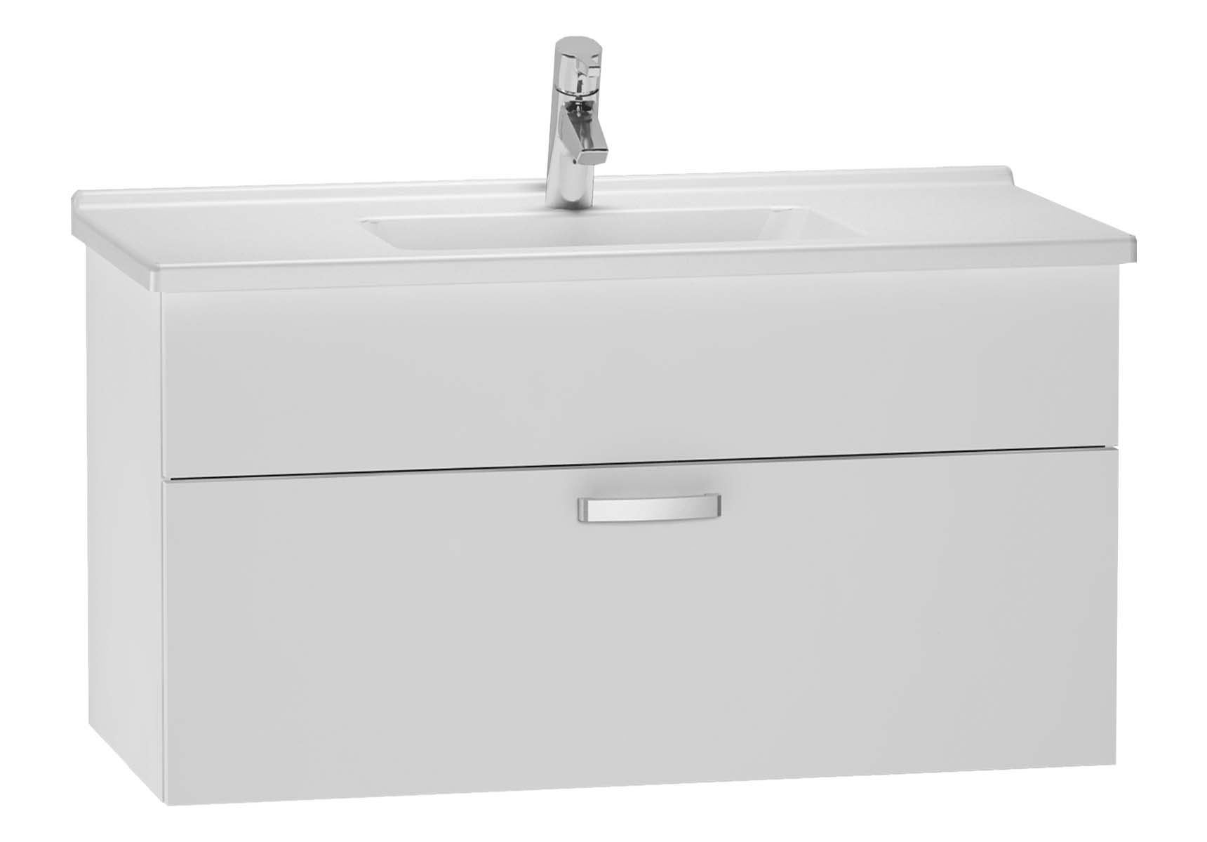 S50 Washbasin Unit, 80 cm (White)