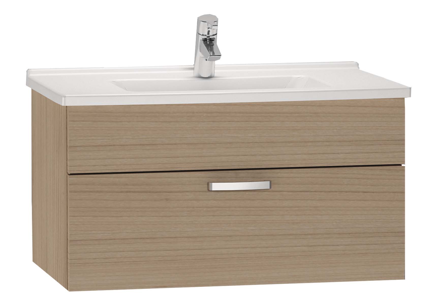 S50 Washbasin Unit, 80 cm (Golden Cherry)