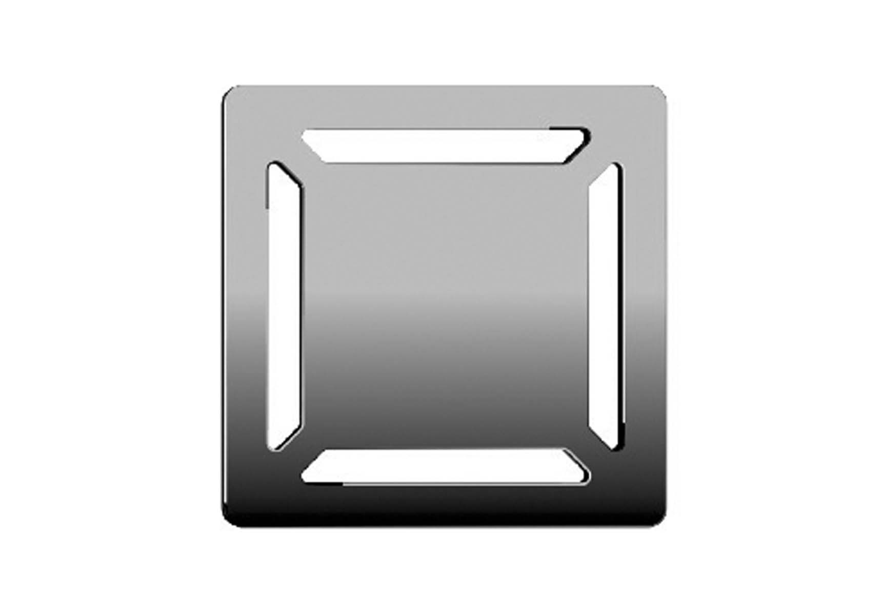 SC100 010 Square Elegant Matte Chrome, Side