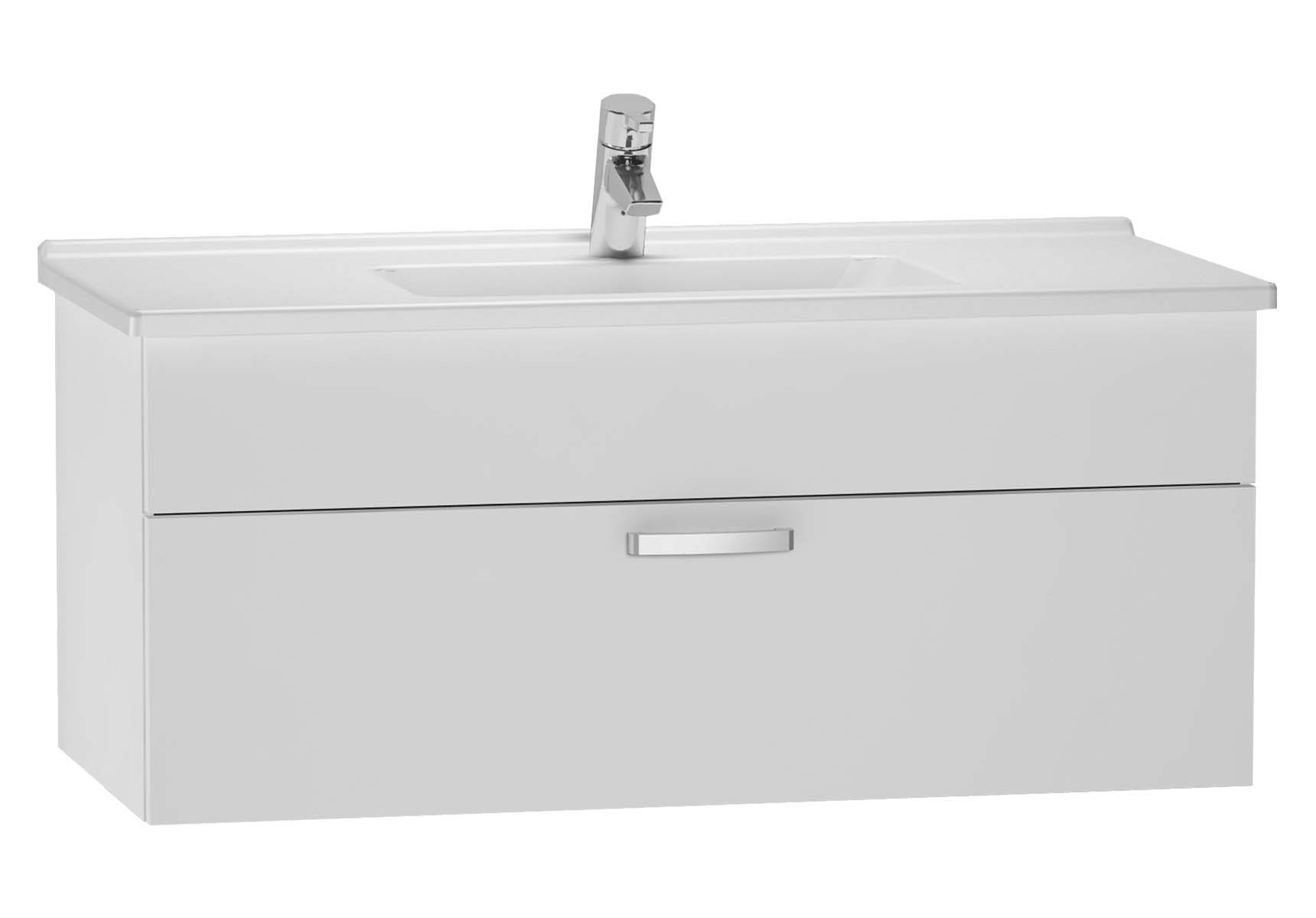 S50 Washbasin Unit, 100 cm (White)