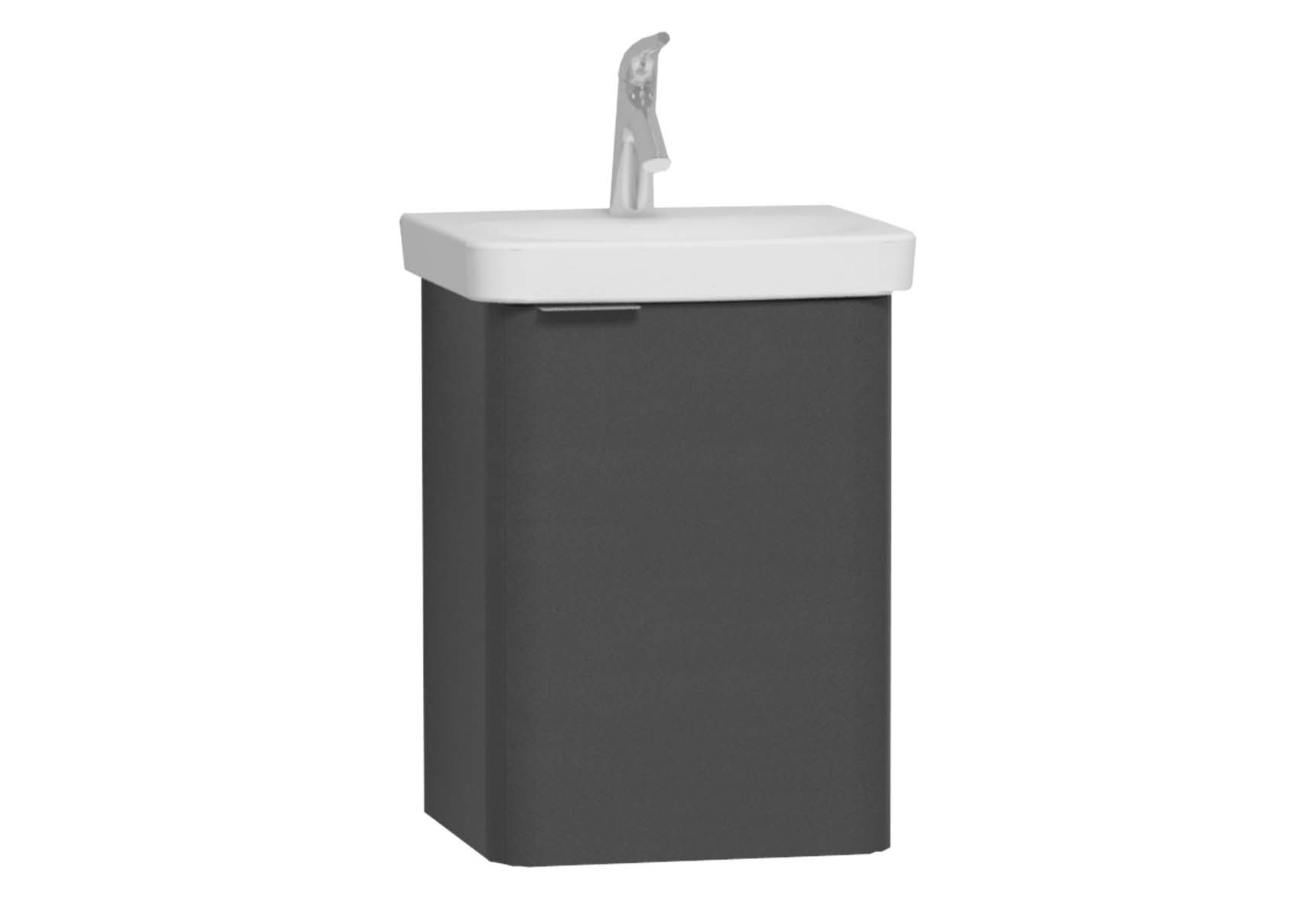 Nest Single Doorı Washbasin Unit 45 cm, Anthracite, Right