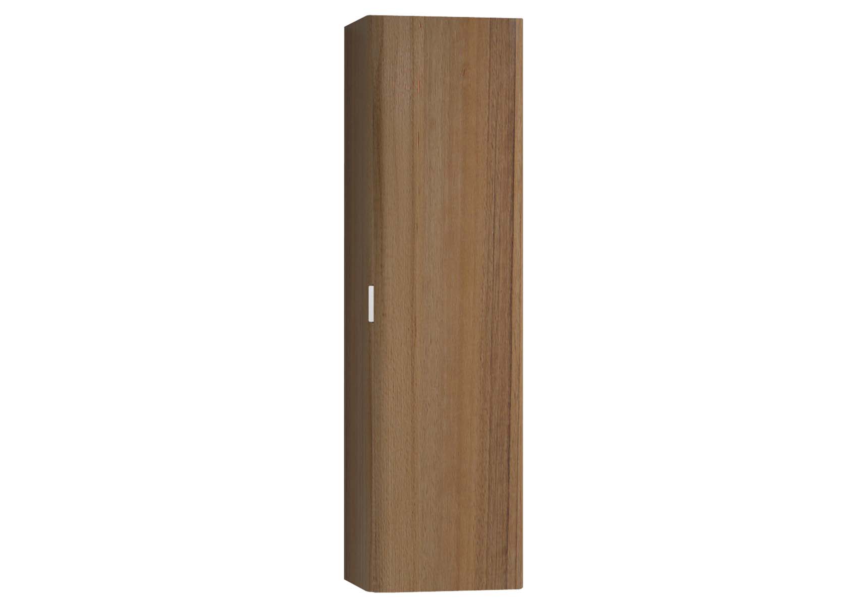 Nest Trendy Tall Unit Tek Kapak, Waved Natural Wood Right