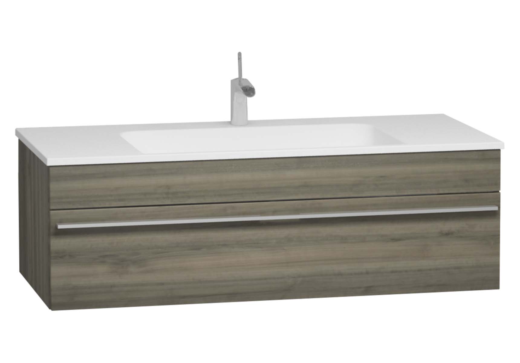 System Infinit Washbasin Unit 120 cm, Hidden Syphon with Sink