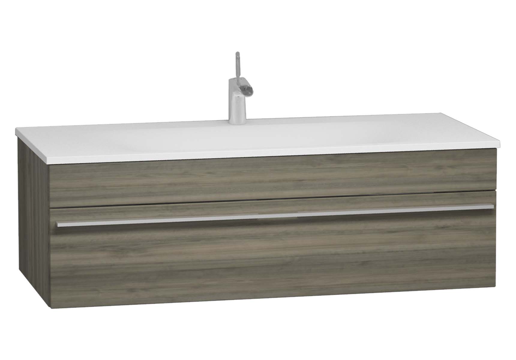 System Infinit Washbasin Unit 120 cm, Soft Moulded with Sink