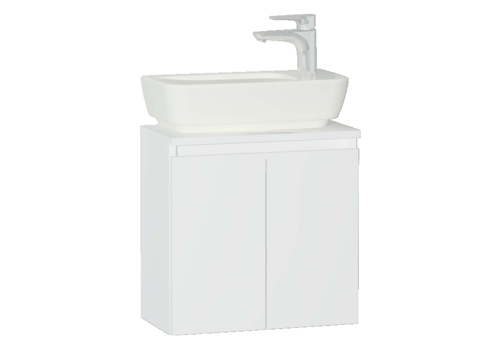 Shift+ 50 cm Washbasin Unit Acrylic White