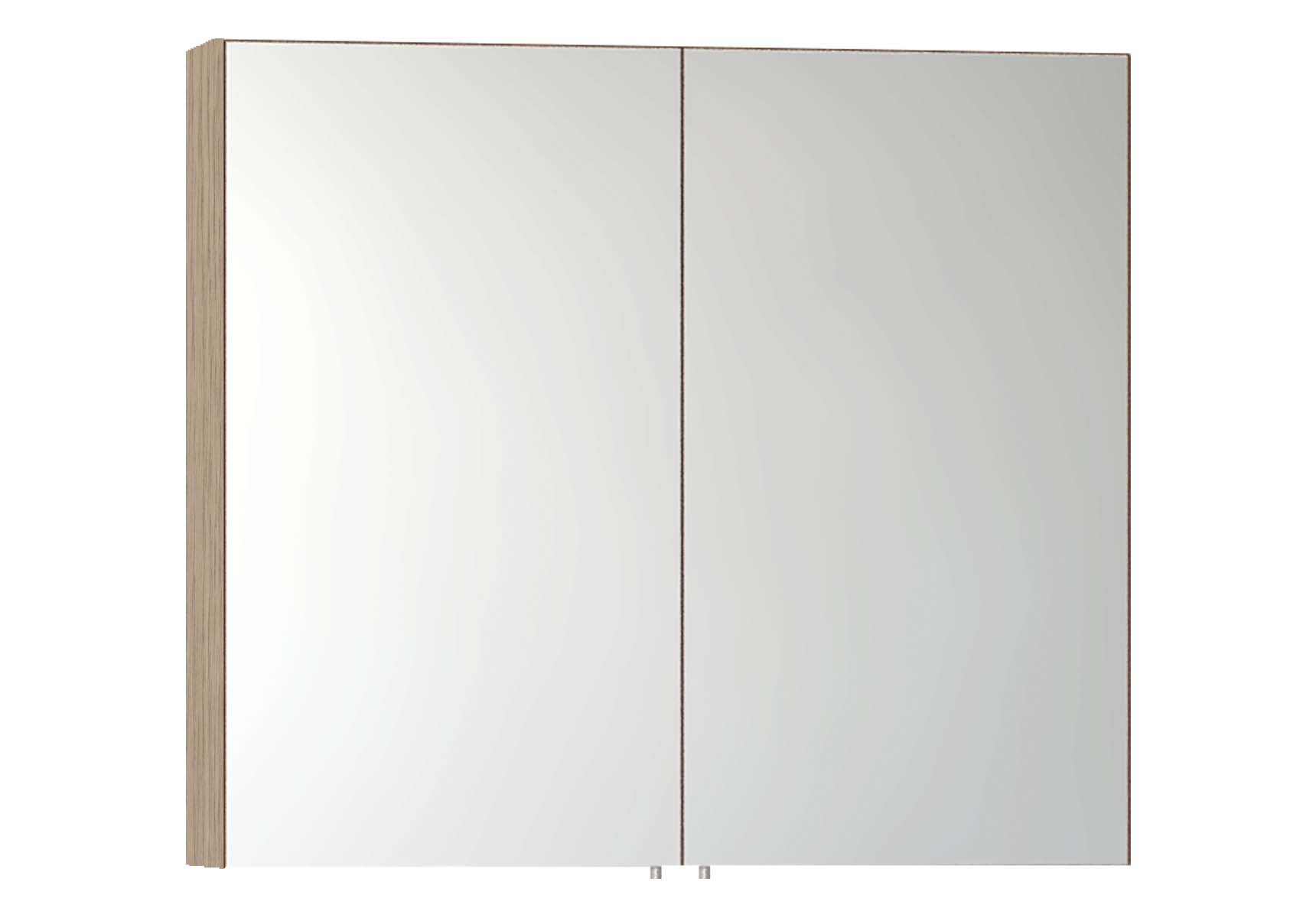 Mirror Cabinet, Classic, 80 cm, Oak
