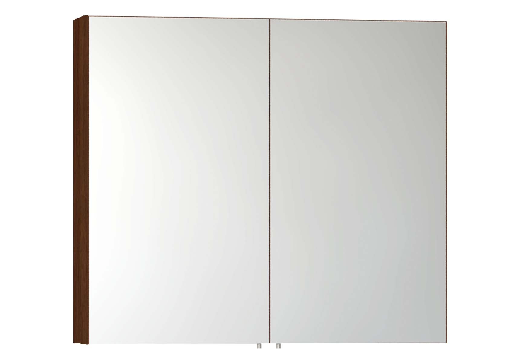 Mirror Cabinet, Classic, 100 cm, Walnut