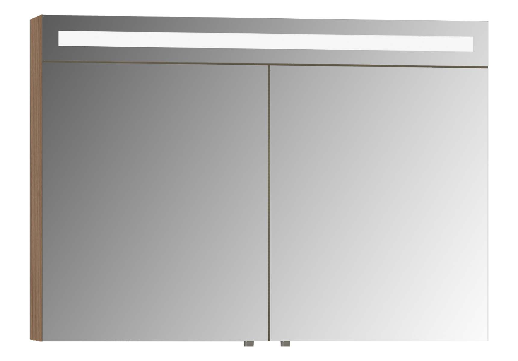 Mirror Cabinet, Elite, 100 cm, Golden Cherry