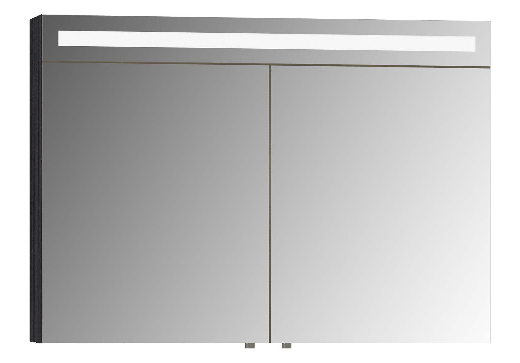 Mirror Cabinet, Elite, 100 cm, Hacienda Black