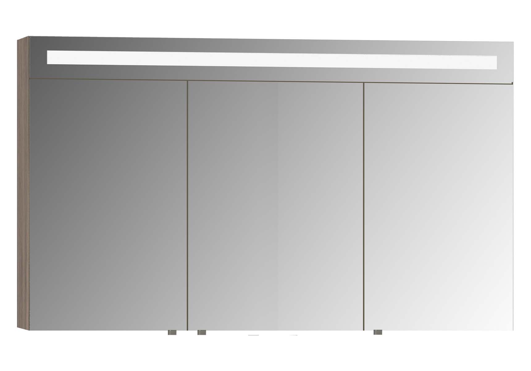 Mirror Cabinet, Elite, 120 cm, Grey Oak