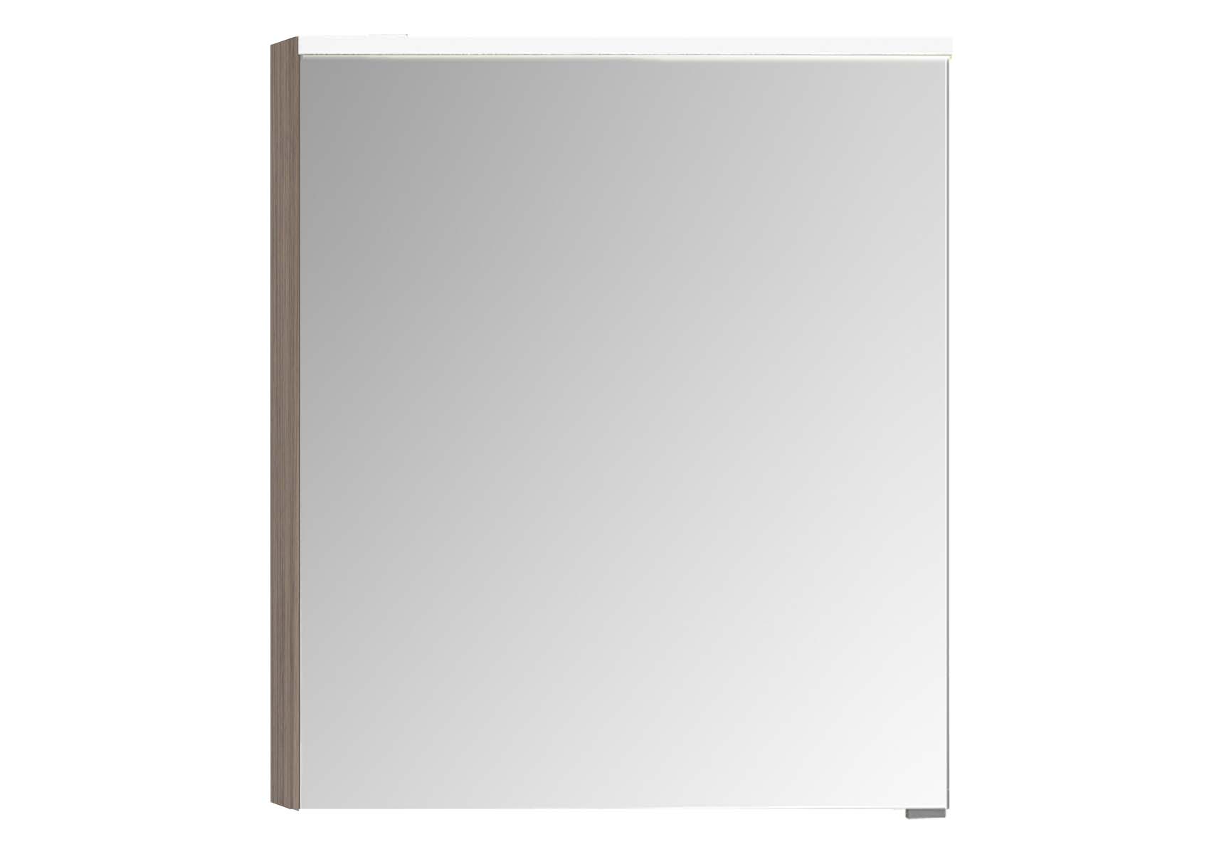 Mirror Cabinet, Premium, 60 cm, Grey Oak Left