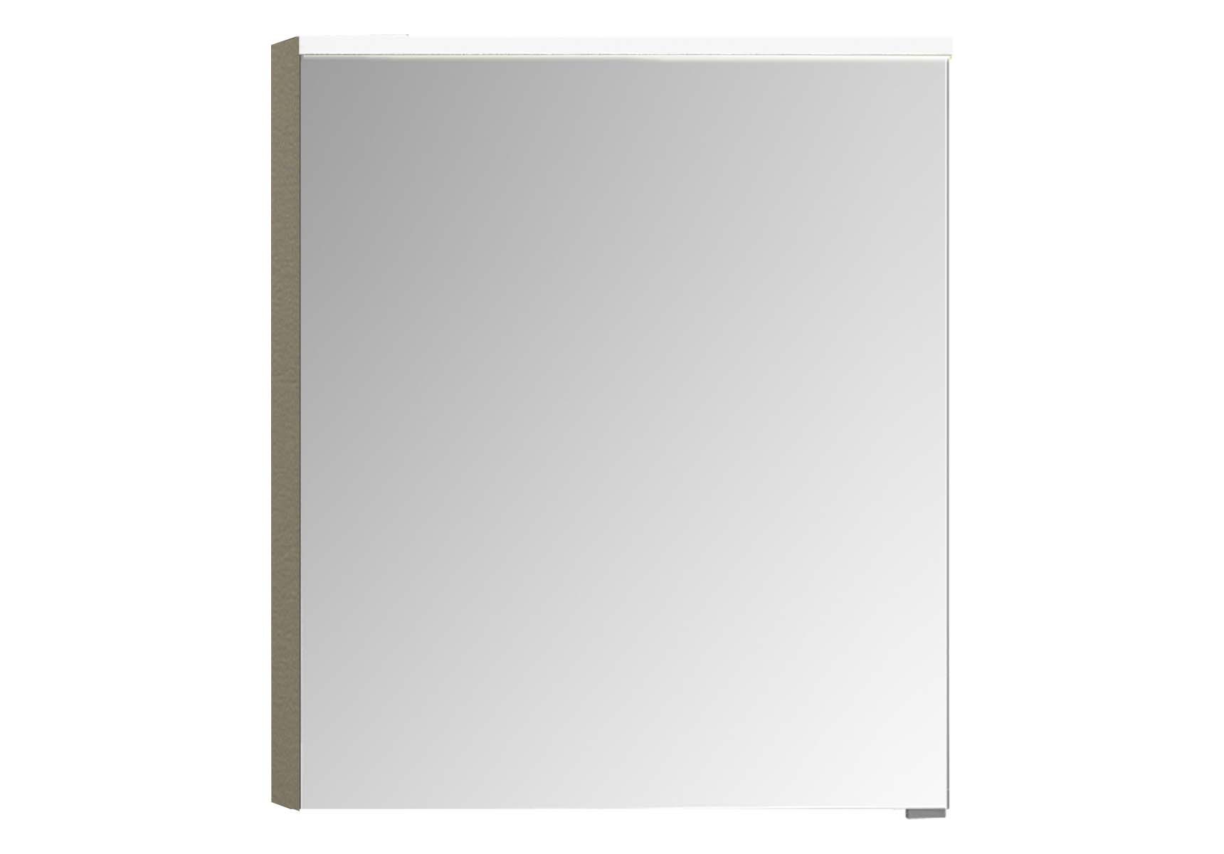 Mirror Cabinet, Premium, 60 cm, Metallic Mink Left