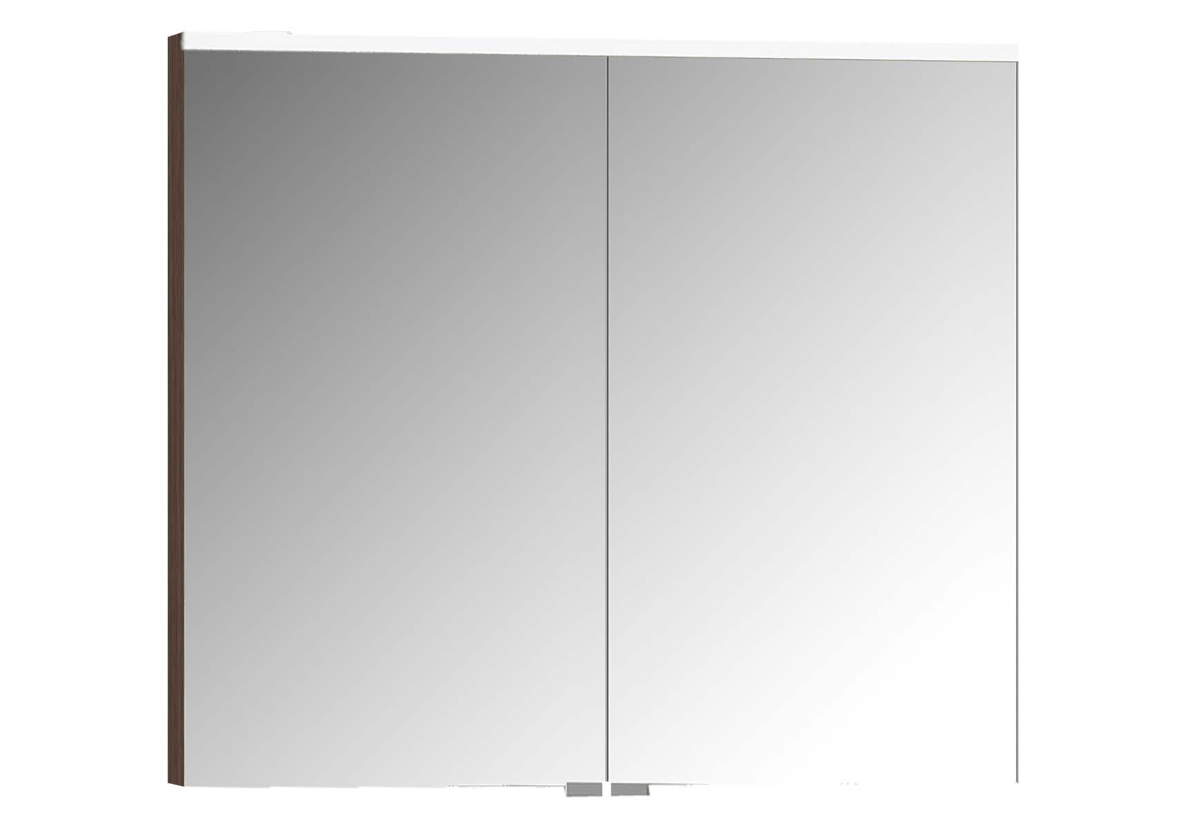 Mirror Cabinet, Premium, 80 cm, Dark Oak