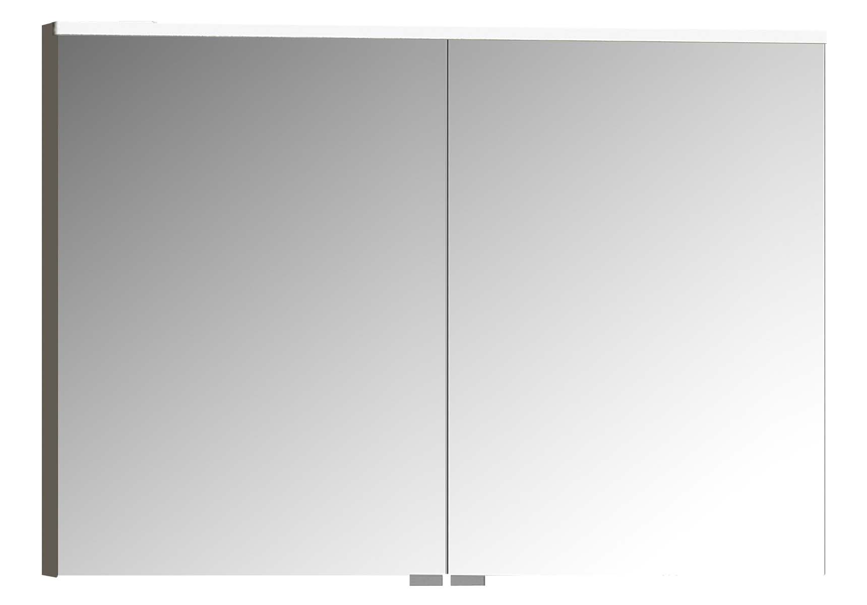 Mirror Cabinet, Premium, 100 cm, Light Fume